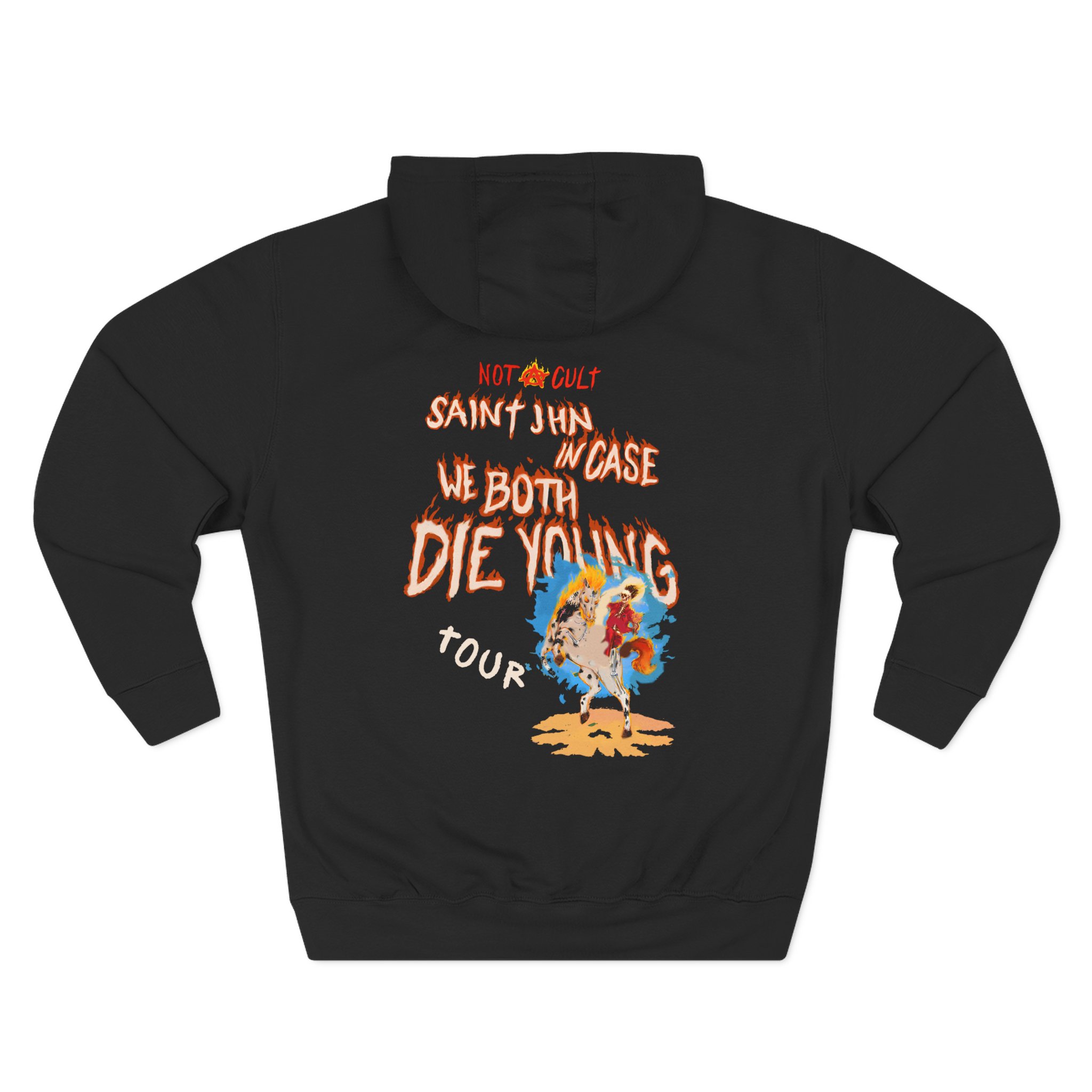 Saint Jhn Incase We Both Die Young World Tour Three-Panel Fleece Hoodie