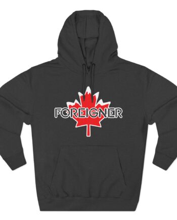 Foreigner Signed Three-Panel Fleece Hoodie