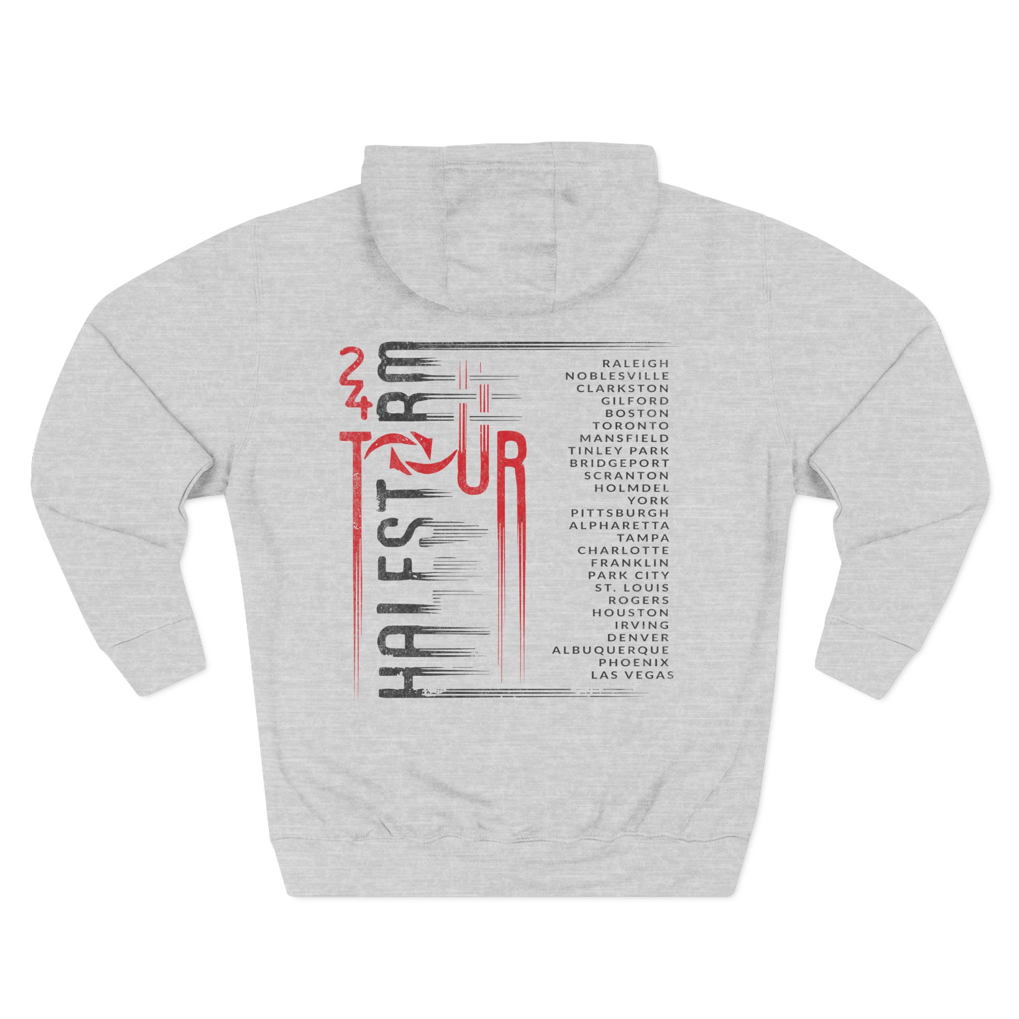 Halestorm X I Prevail Can U See Me in the Dark Three-Panel Fleece Hoodie