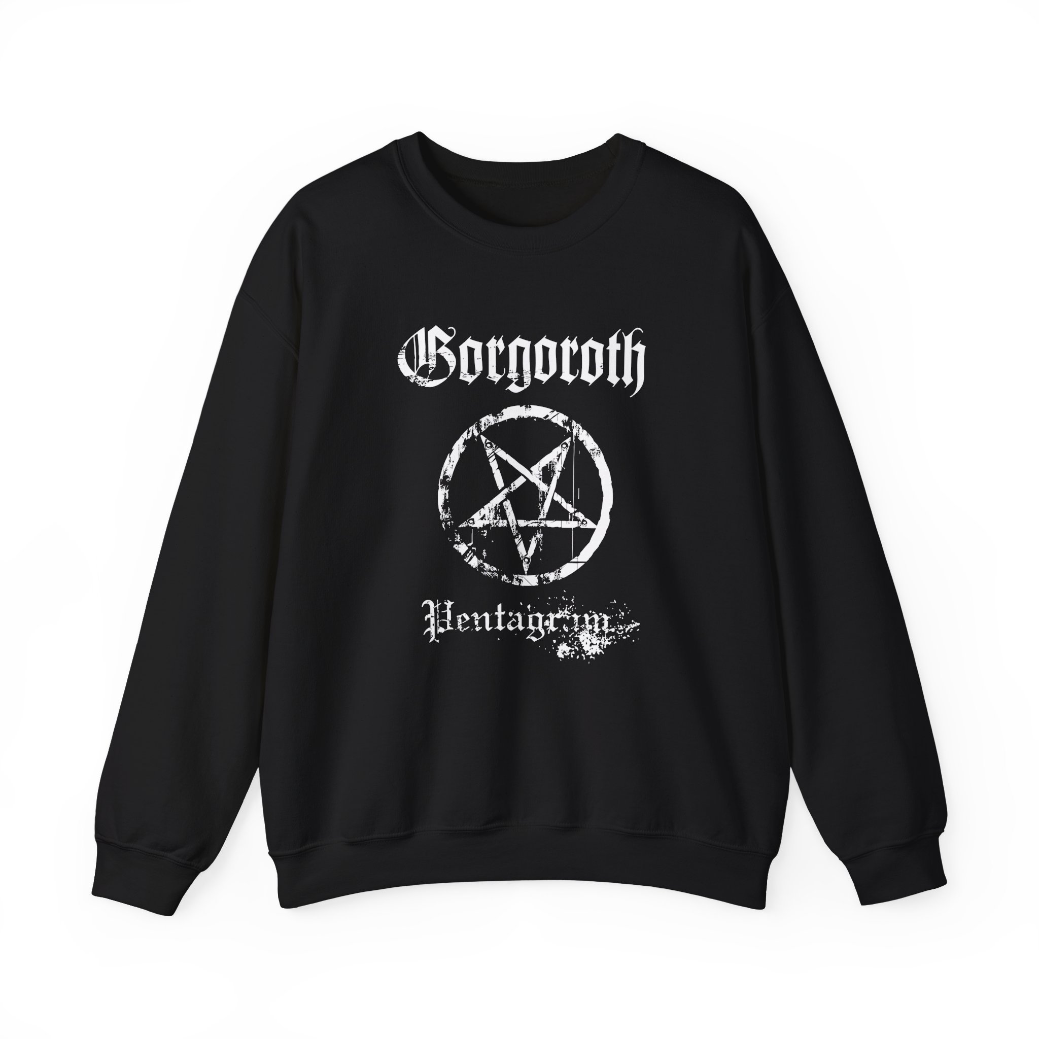 Gorgoroth Pentagram Unisex Heavy Blendâ„¢ Crewneck Sweatshirt