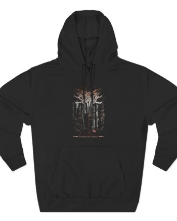 Signs of the Swarm Tower of Torsos Three-Panel Fleece Hoodie