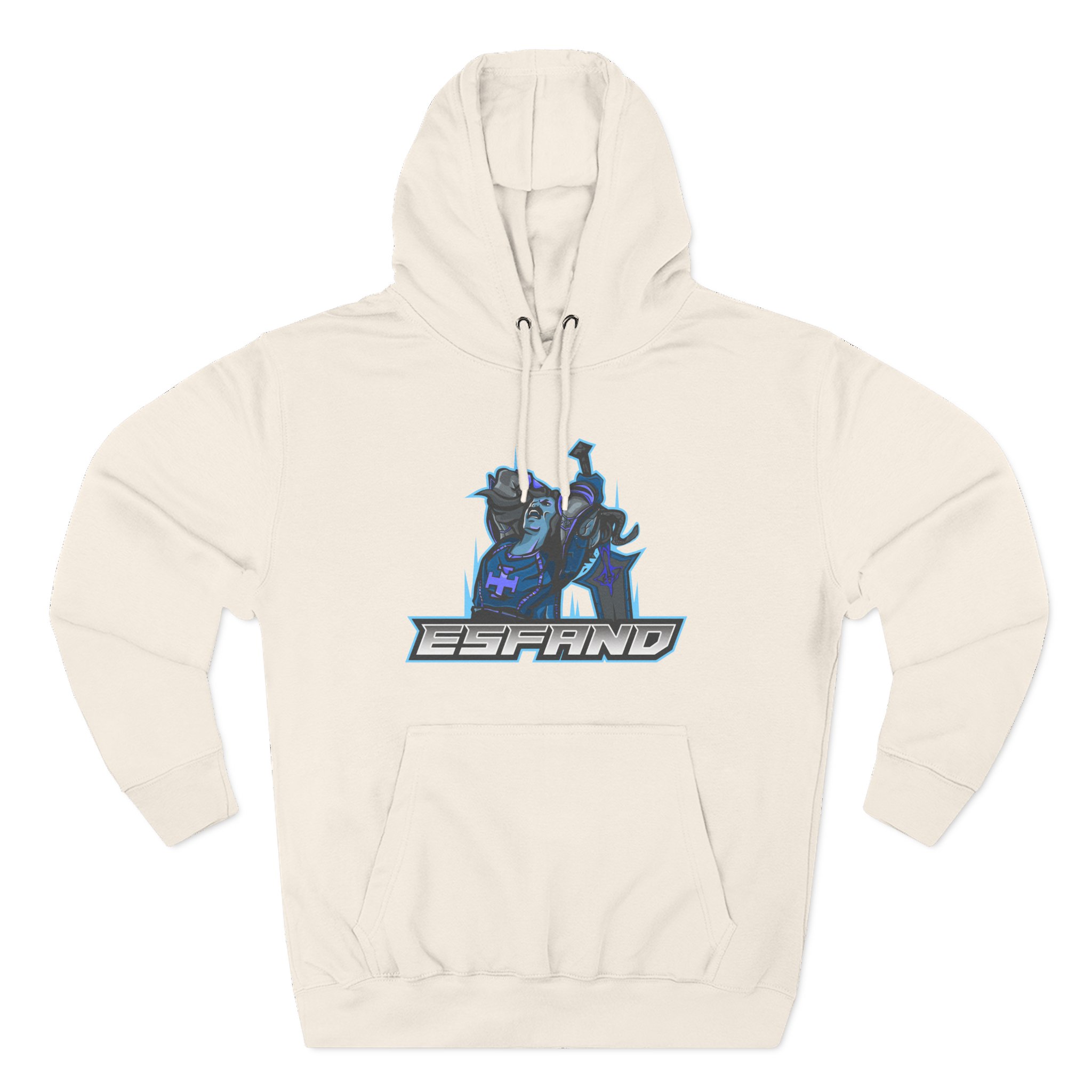 Esfand Three-Panel Fleece Hoodie