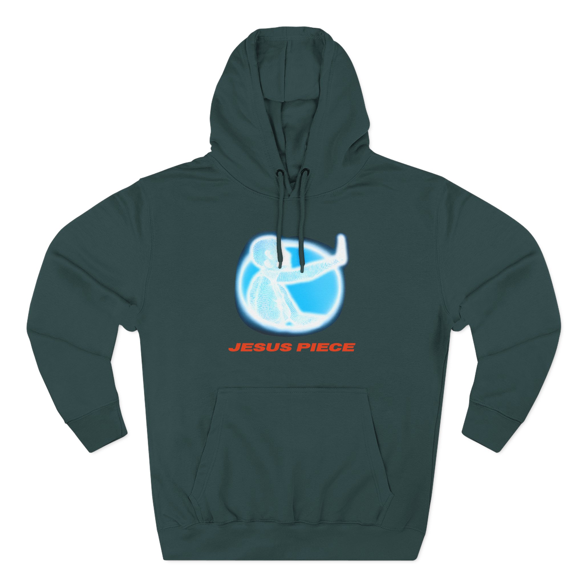 Jesus Piece Glow Three-Panel Fleece Hoodie