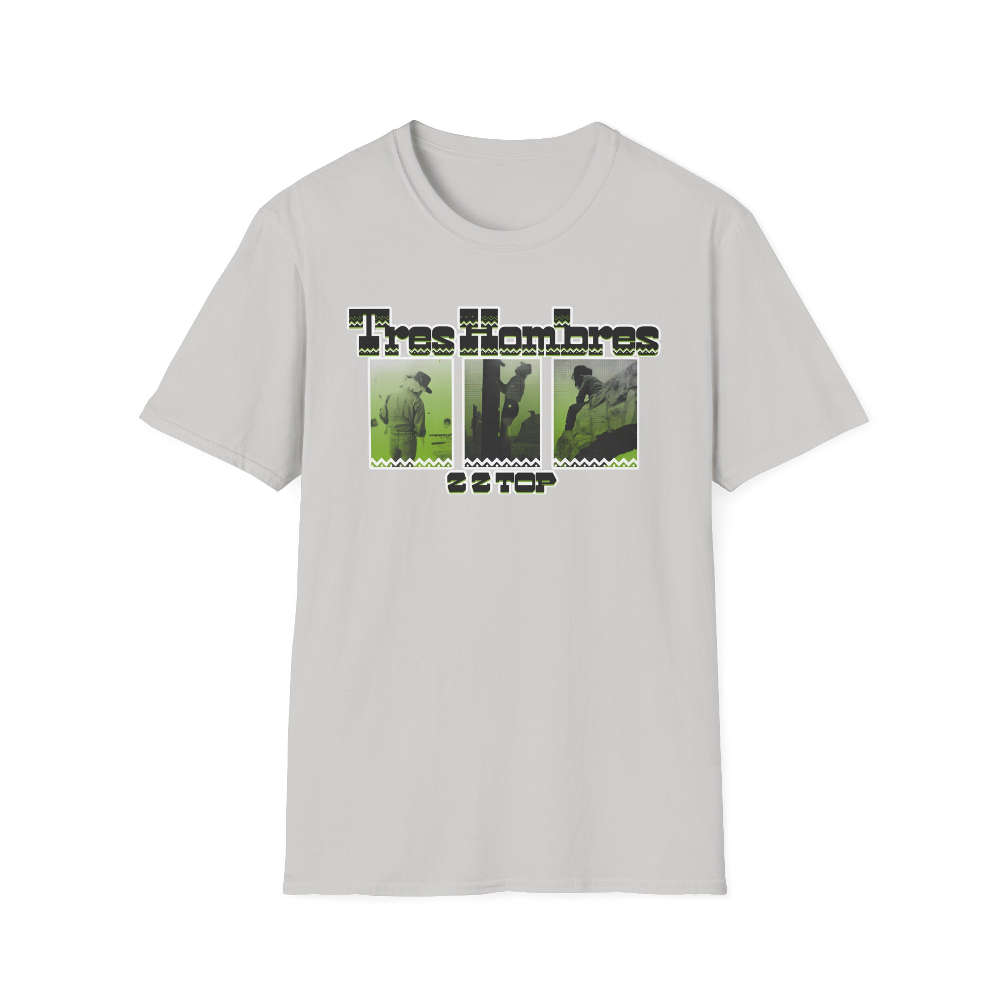 ZZ Top 3 Hombres Unisex Softstyle T-Shirt