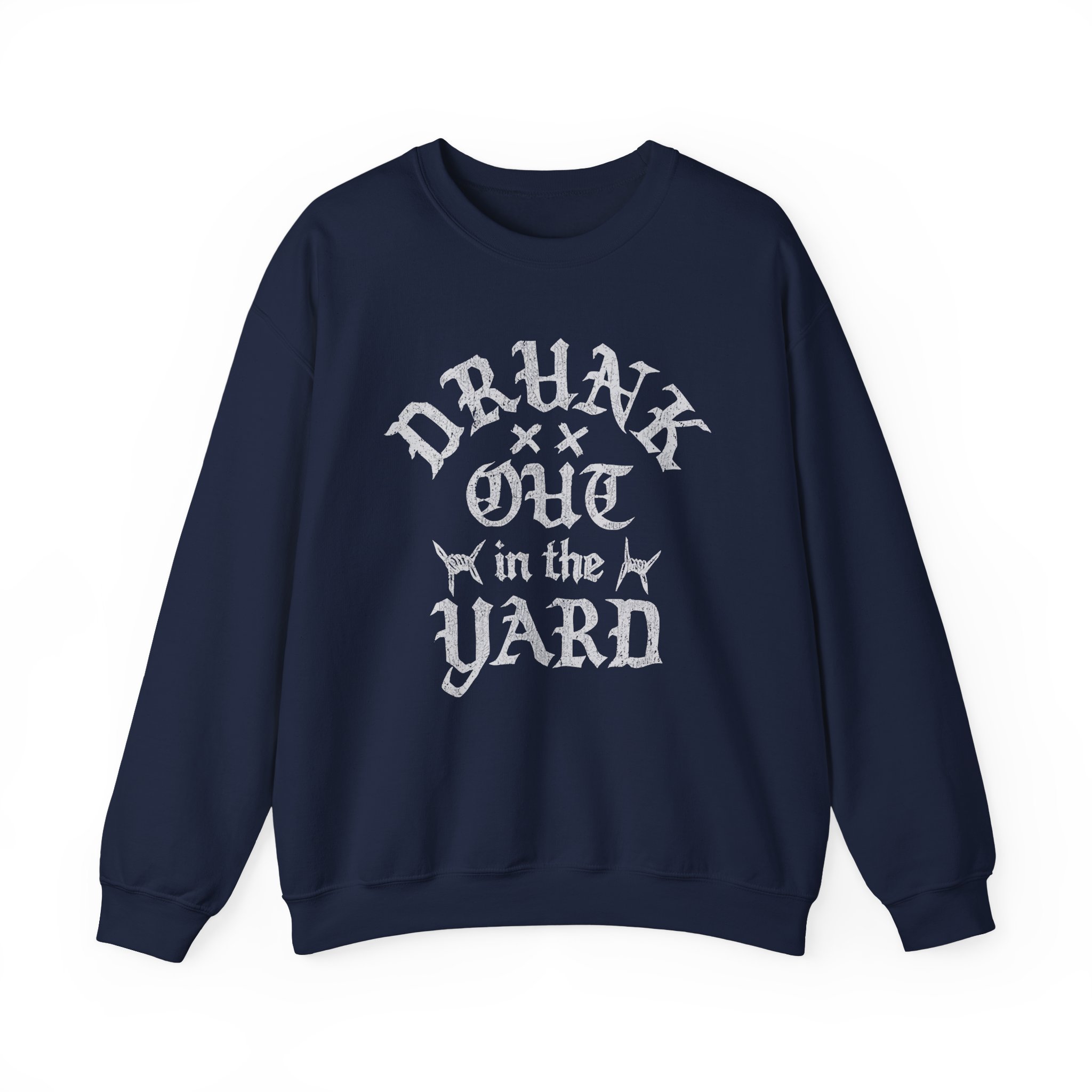 Hardy Drunk Out in the Yard Unisex Heavy Blendâ„¢ Crewneck Sweatshirt