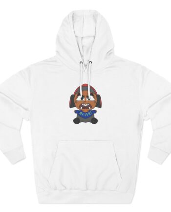 Dashie Games Cartoon Three-Panel Fleece Hoodie