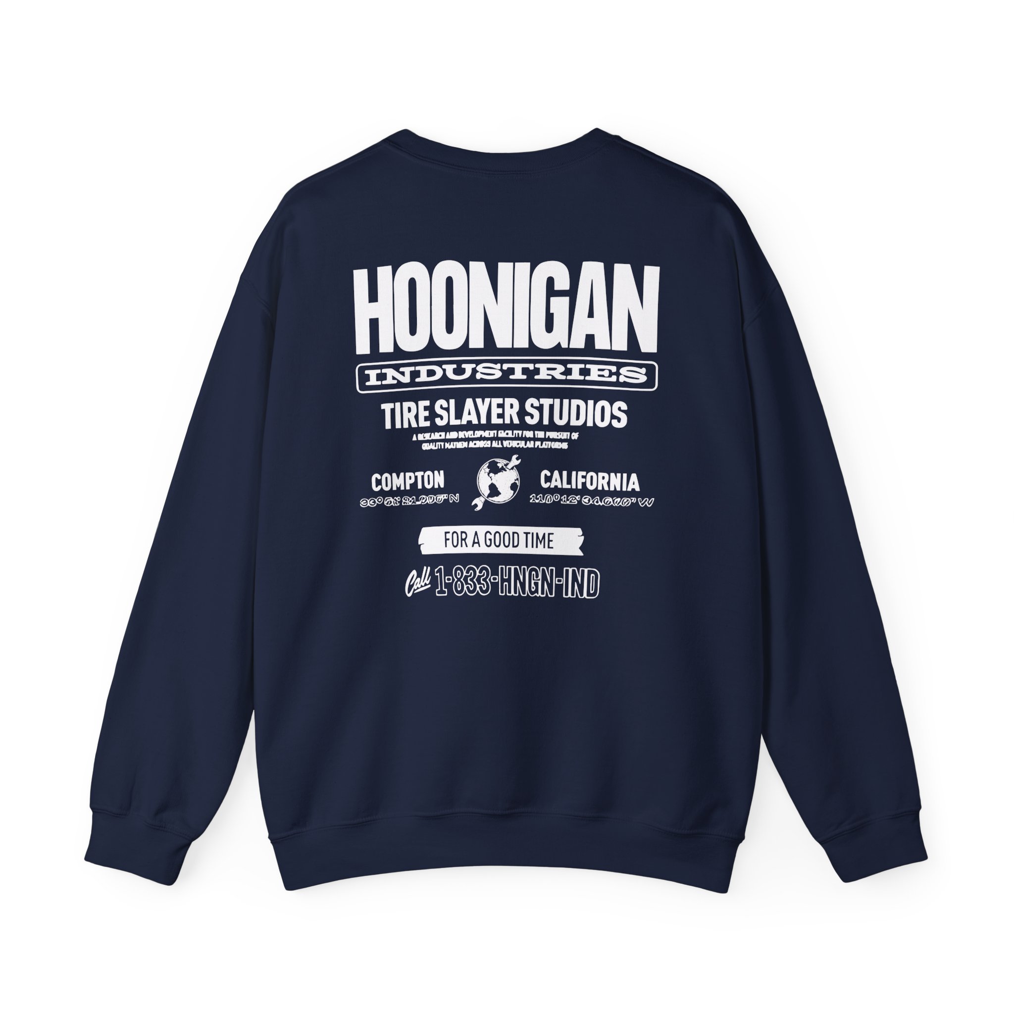 Ken Block Hoonigan Headquarters Unisex Heavy Blendâ„¢ Crewneck Sweatshirt