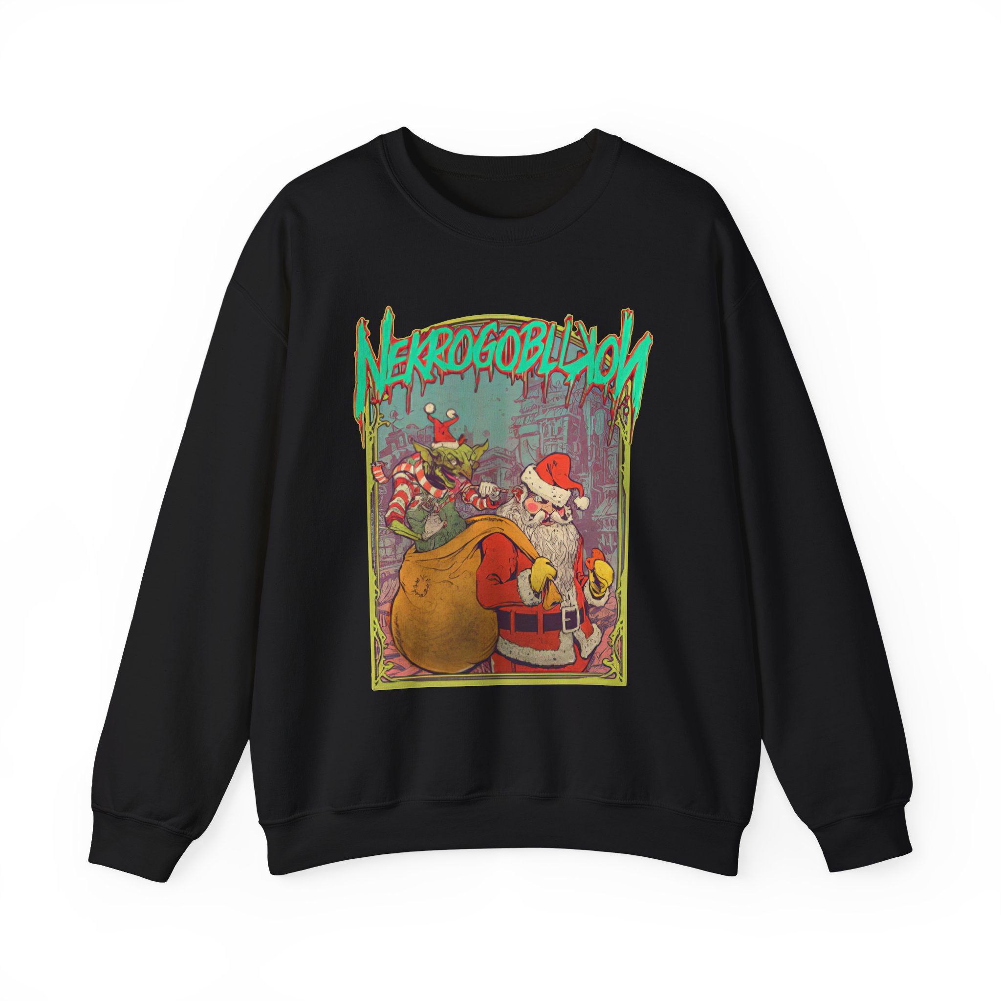 Nekrogoblikon 2023 Xmas Unisex Heavy Blendâ„¢ Crewneck Sweatshirt