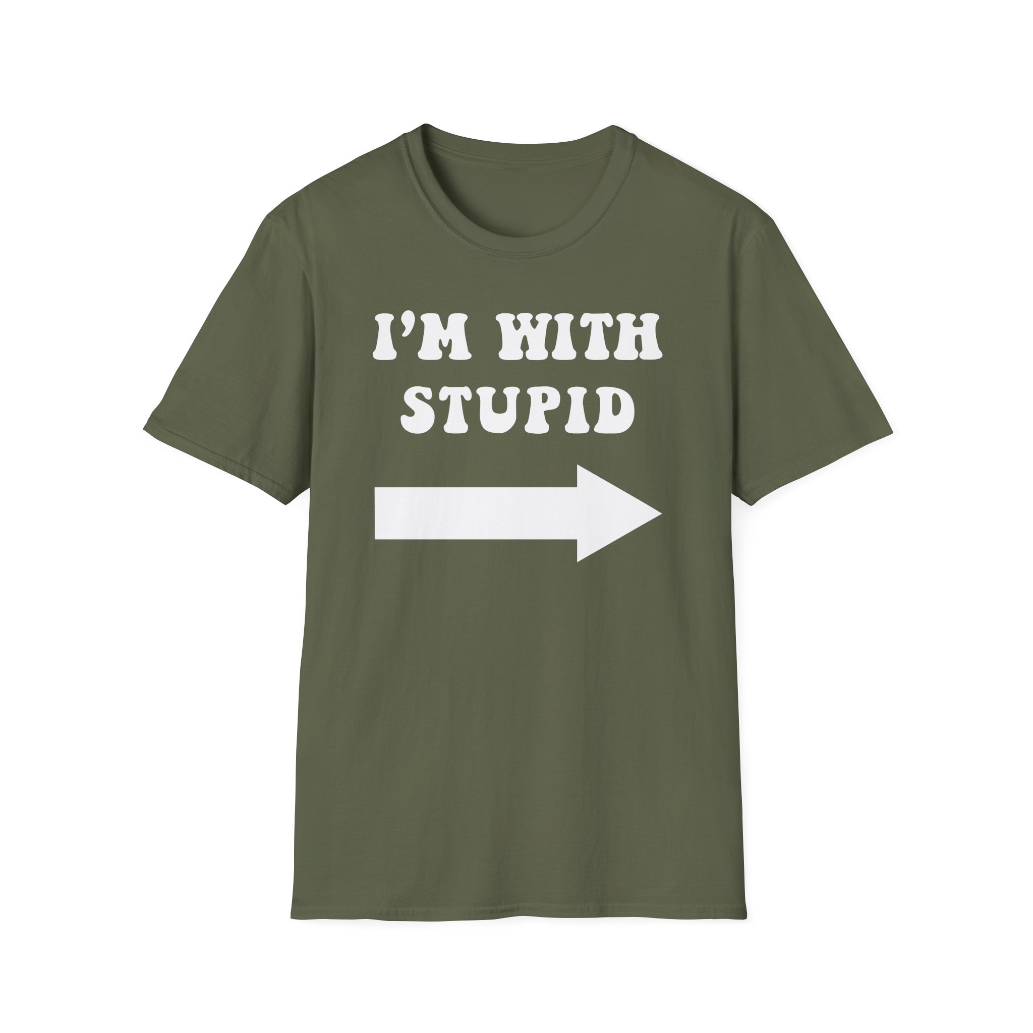 Jimmy Kimmel I'm With Stupid Unisex Softstyle T-Shirt