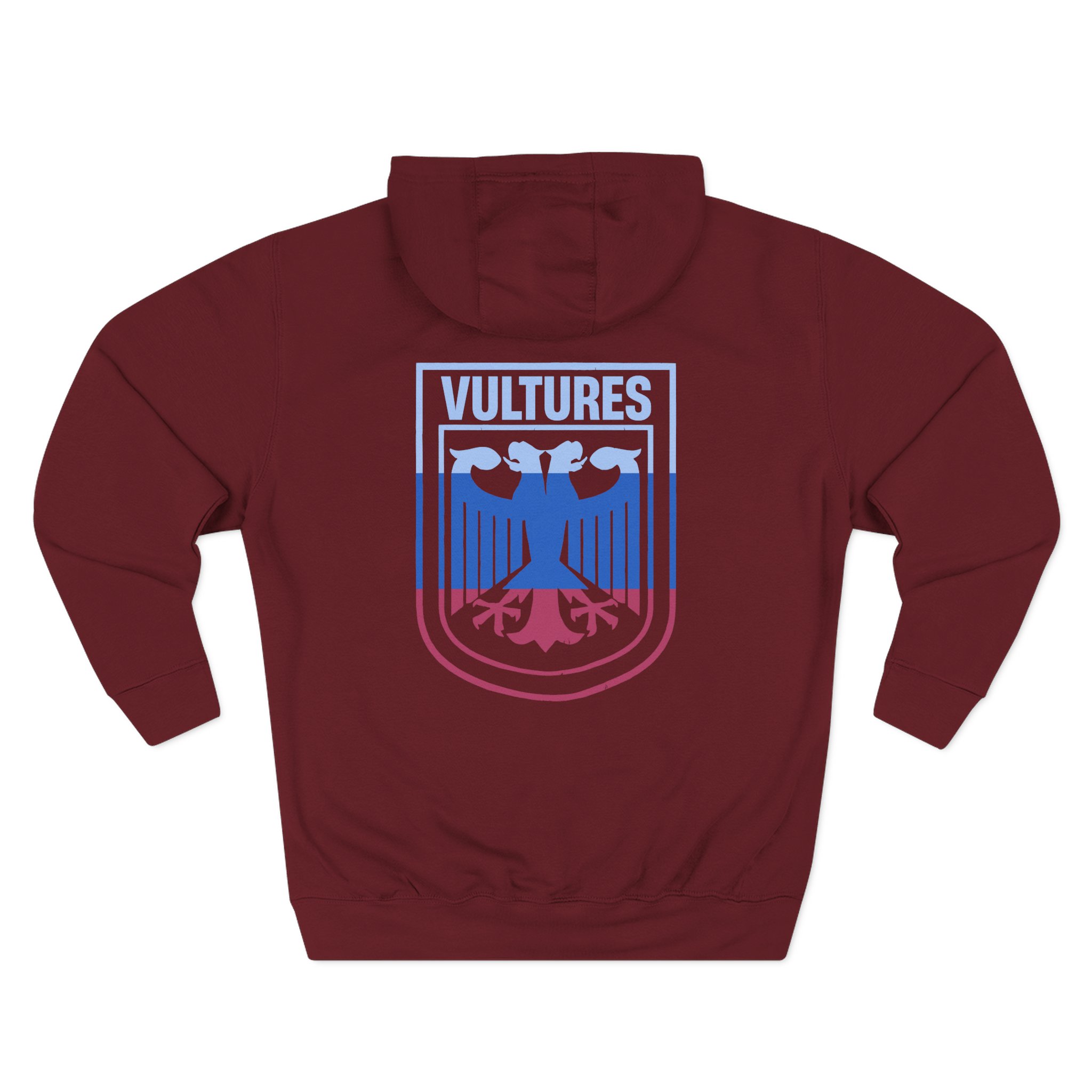 Vultures Three-Panel Fleece Hoodie