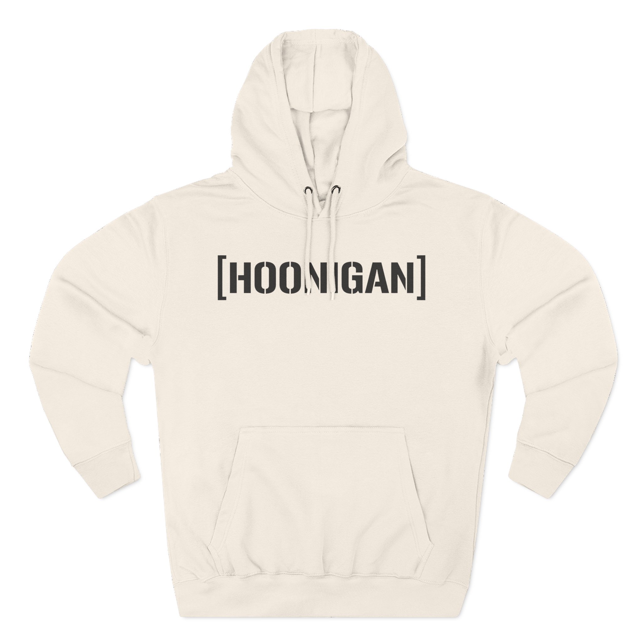 Ken Block Hoonigan Bracket Censor Bar Logo Three-Panel Fleece Hoodie
