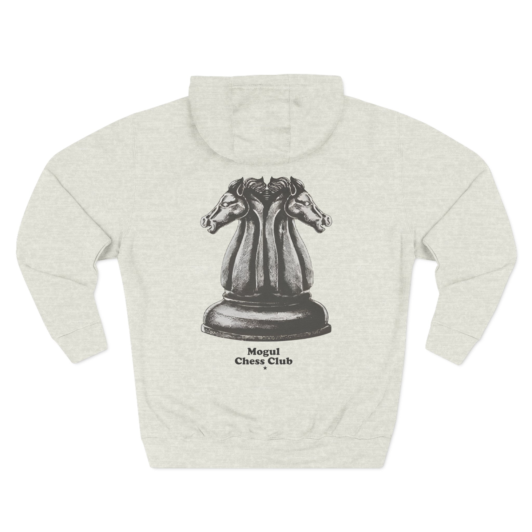 Mogul Chessboxing Three-Panel Fleece Hoodie