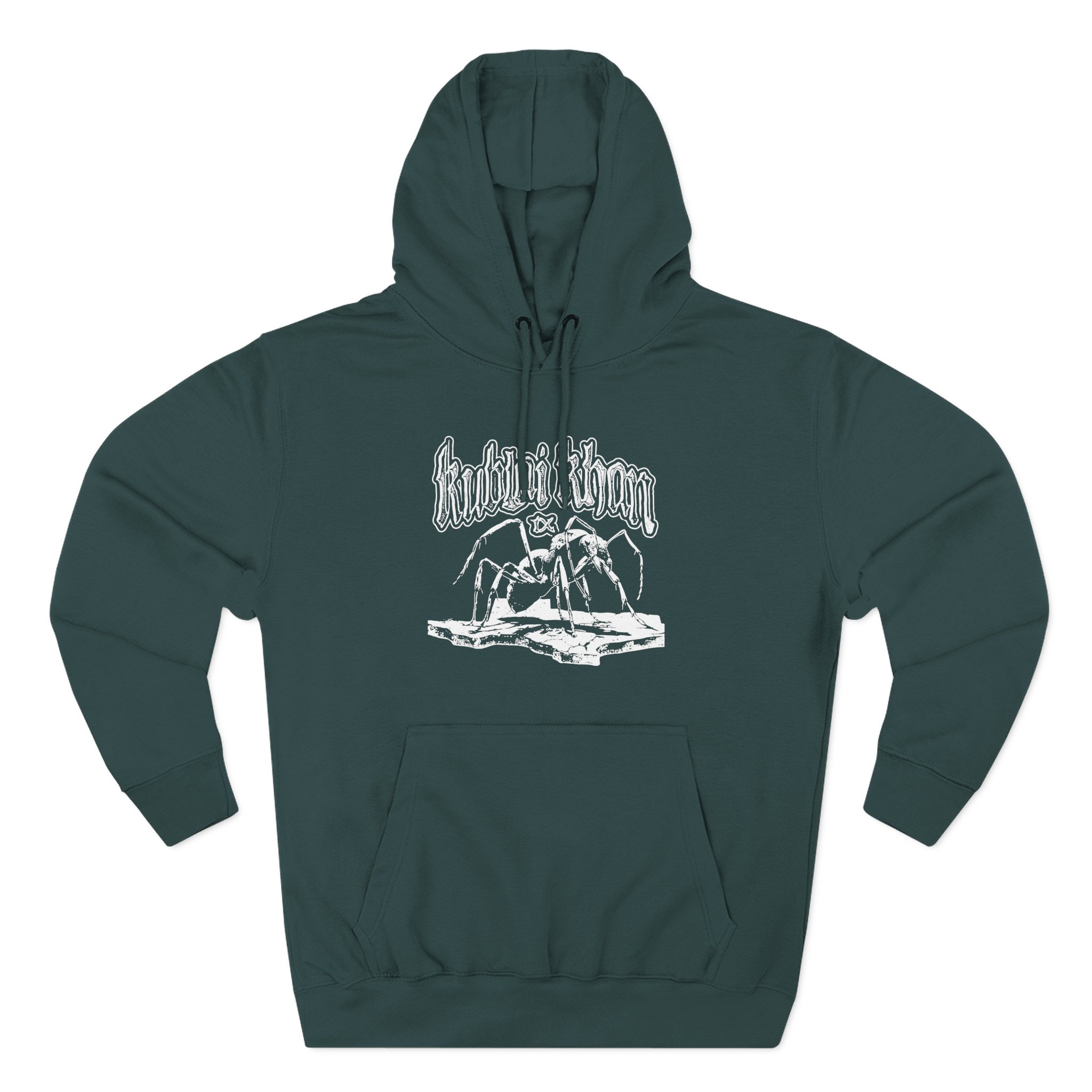 Kublai Khan Antpile 2 Black Three-Panel Fleece Hoodie