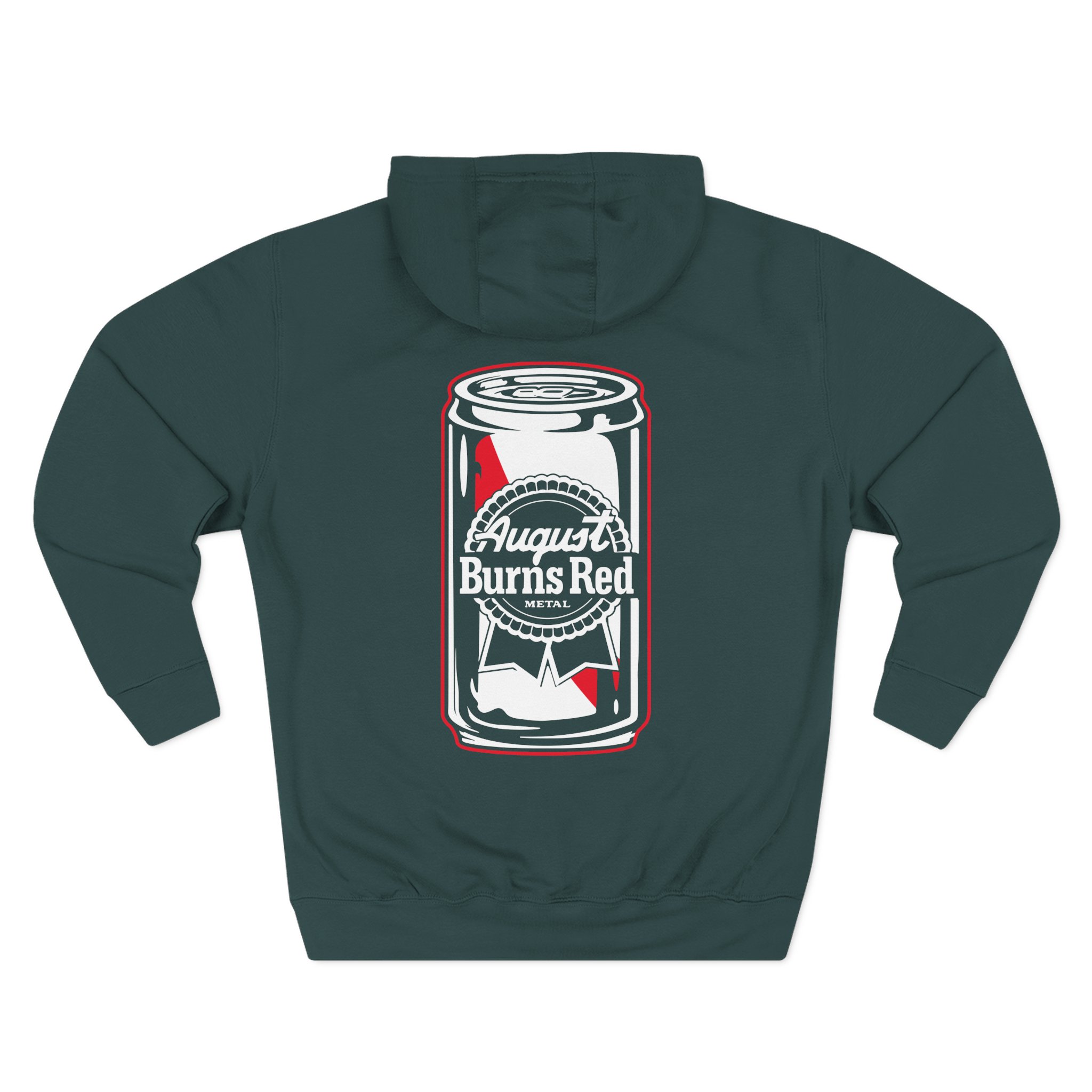August Burns Red ABR Beer Can Three-Panel Fleece Hoodie