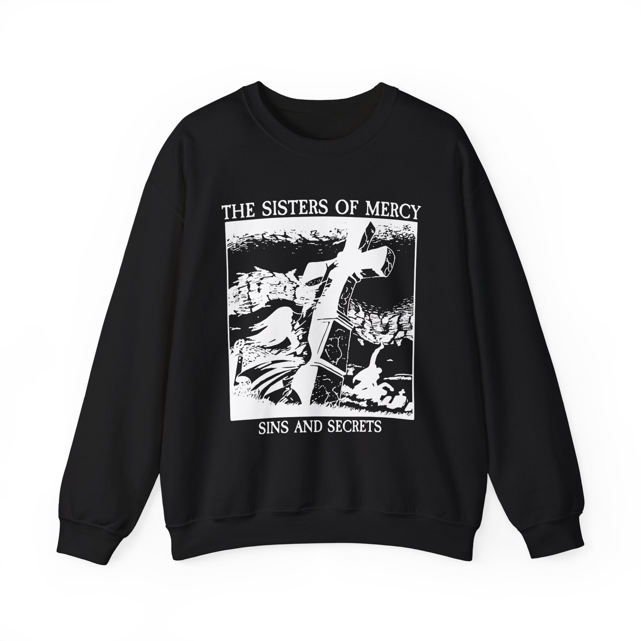 The Sisters Of Mercy Sins And Secrets Unisex Heavy Blendâ„¢ Crewneck Sweatshirt