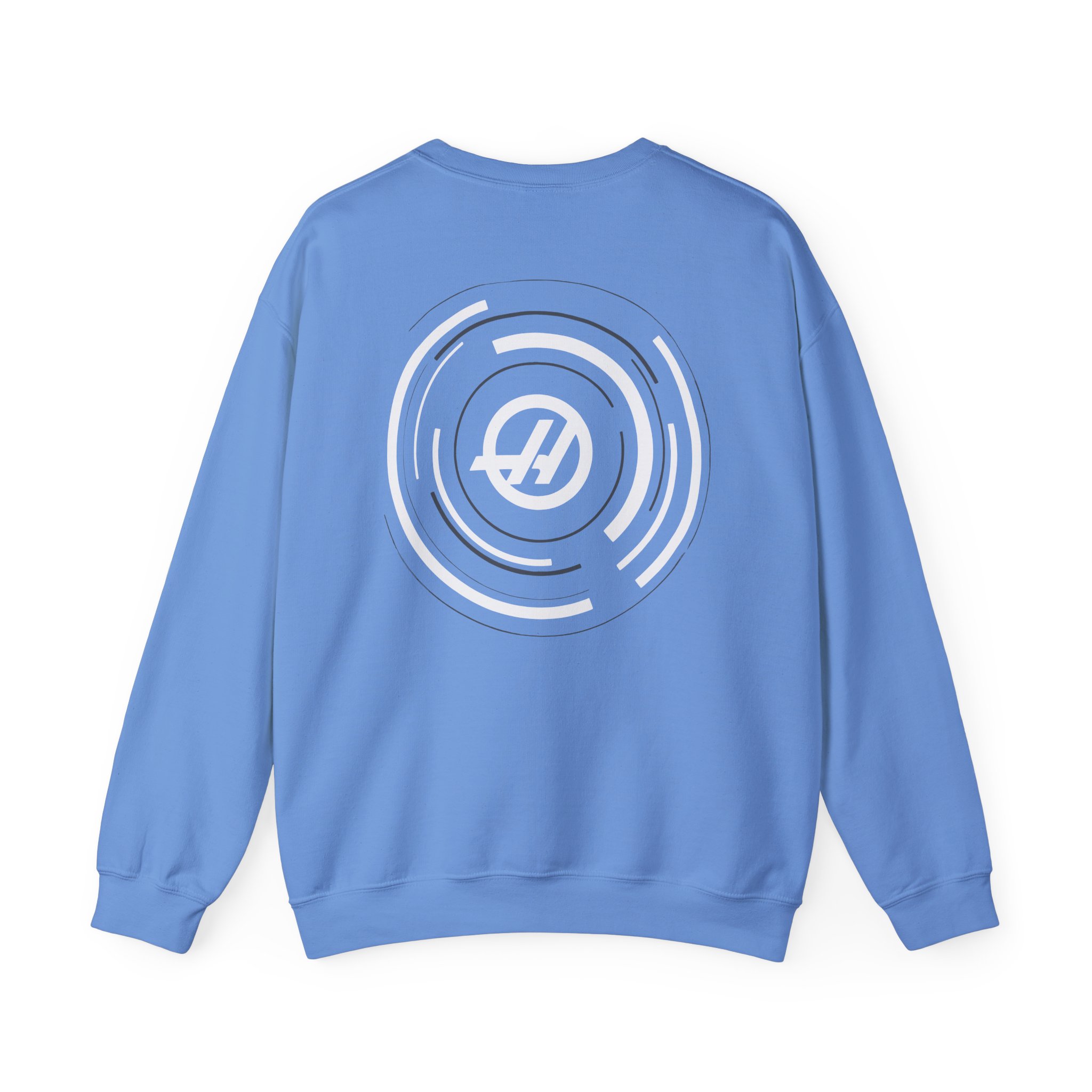 Haas F1 Dynamic Roundel Unisex Heavy Blendâ„¢ Crewneck Sweatshirt