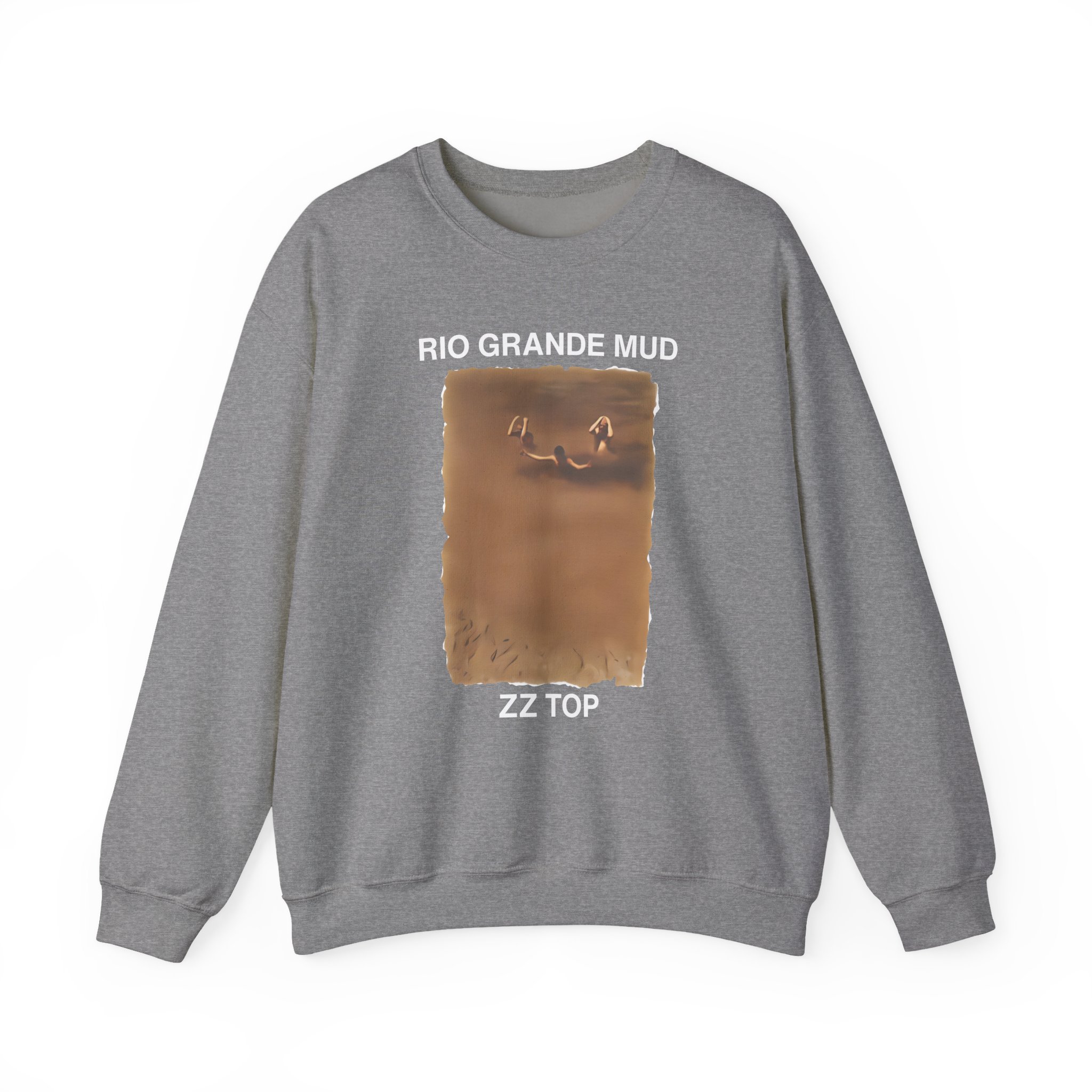 Zz Top Rio Grande Mud Unisex Heavy Blendâ„¢ Crewneck Sweatshirt