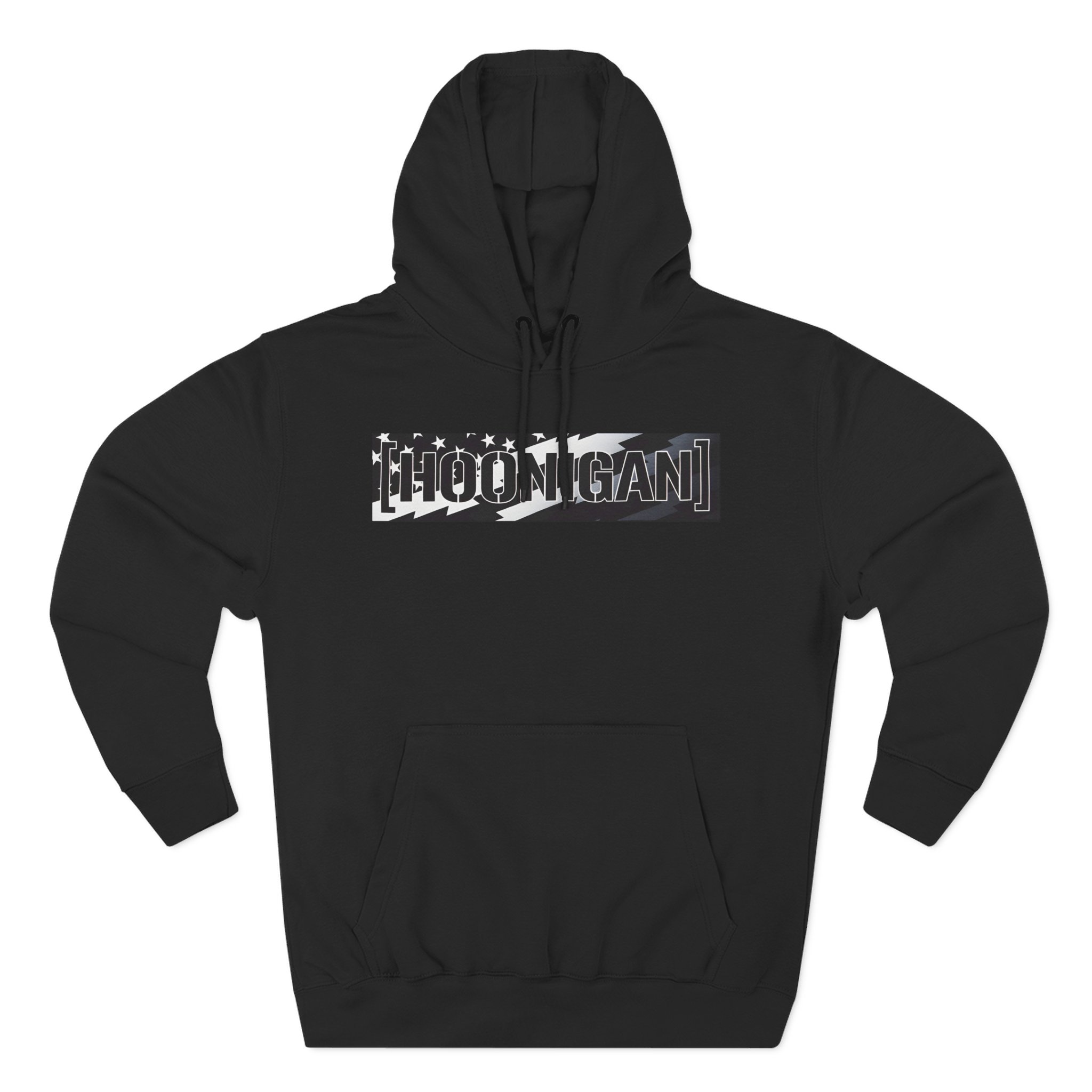 Ken Block Hoonigan Stars & Stripes Censor Bar Three-Panel Fleece Hoodie