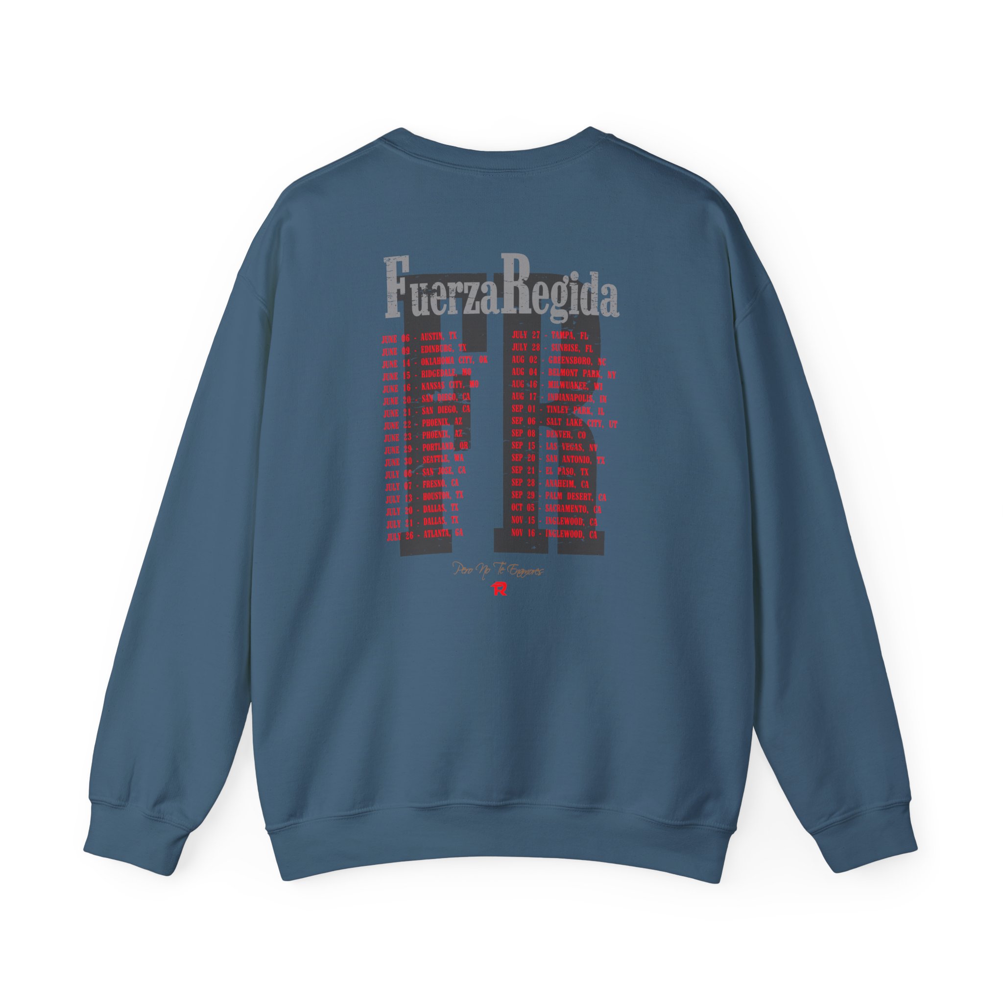 Fuerza Regida Band Tour Dates Unisex Heavy Blendâ„¢ Crewneck Sweatshirt