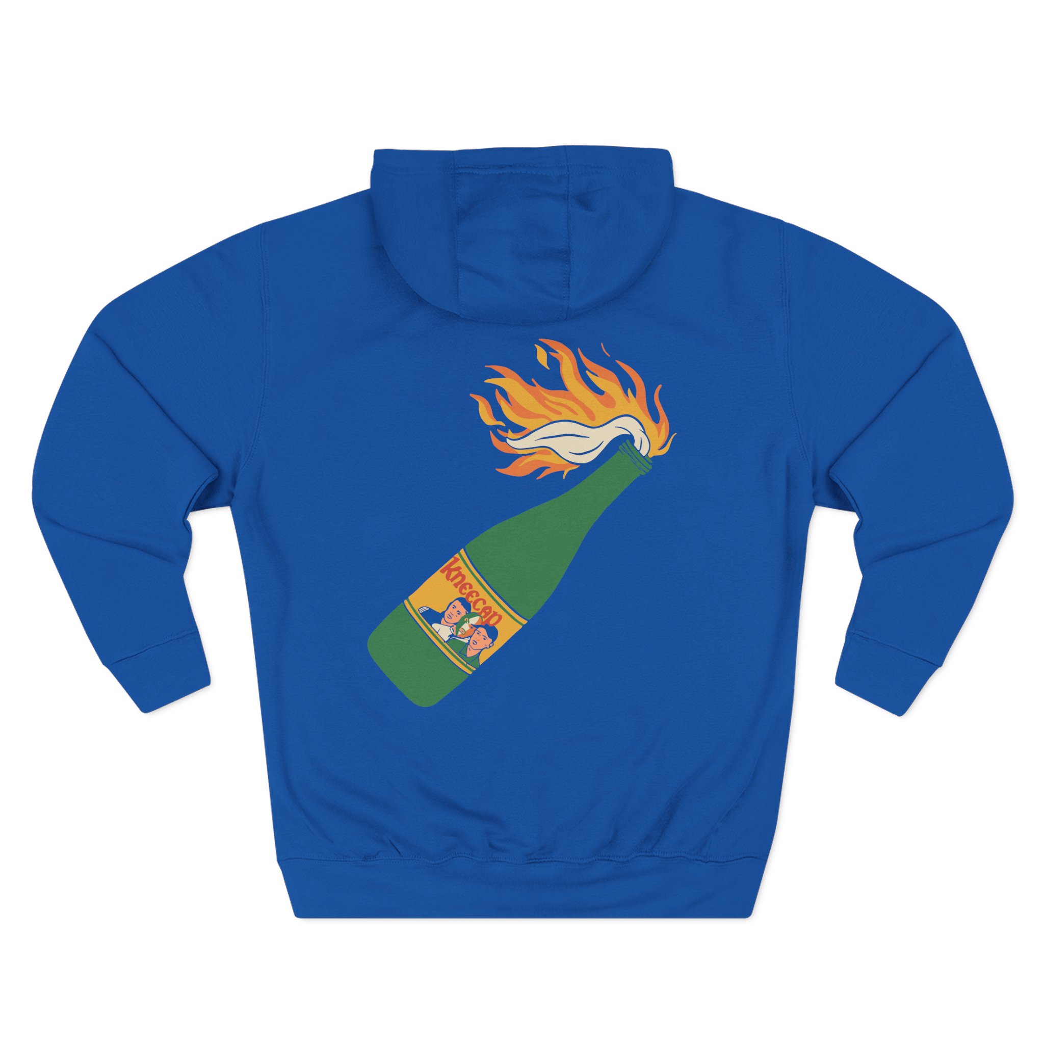 Flaming Buckfast Three-Panel Fleece Hoodie