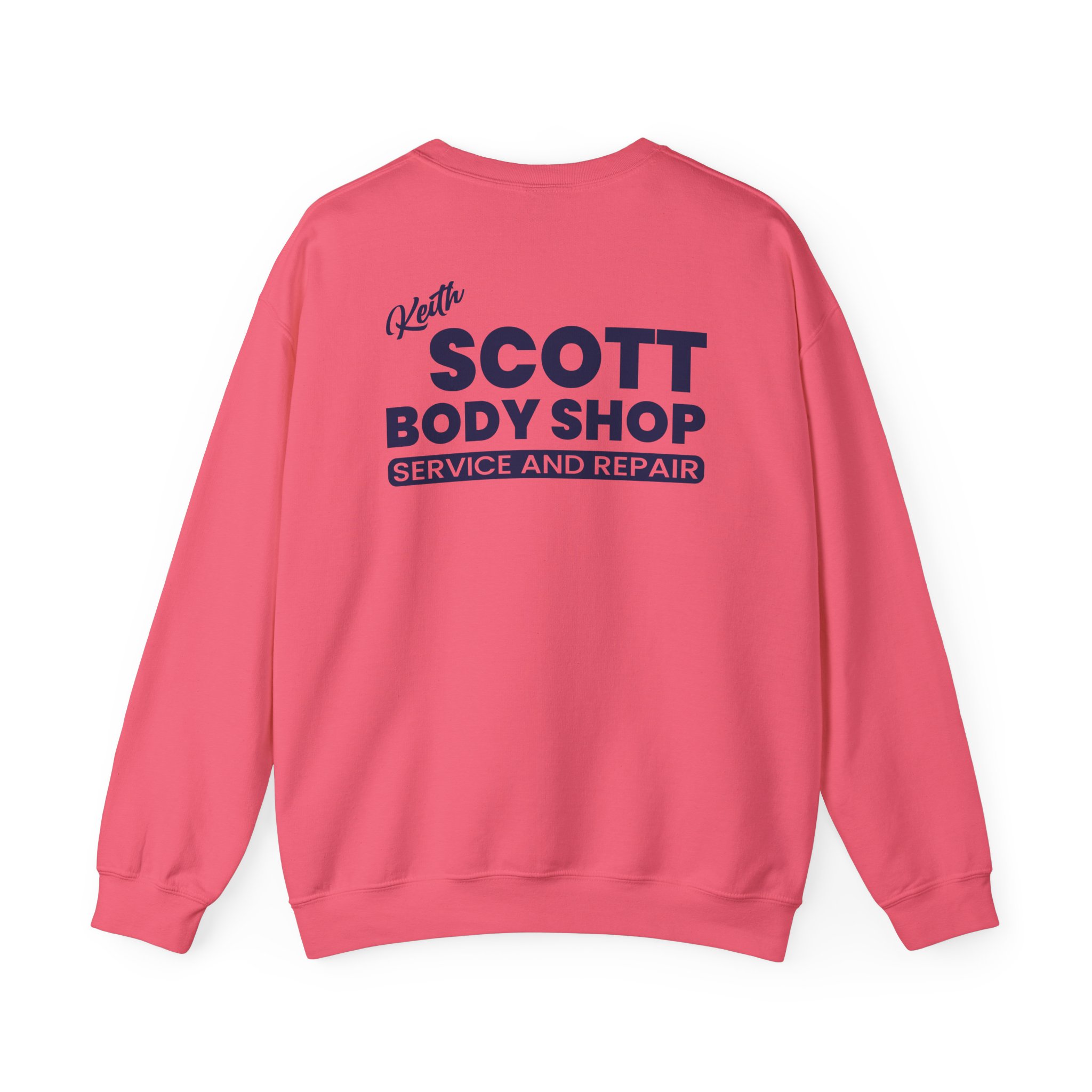 Keith Scott Body Shop One Tree Hill Unisex Heavy Blend Crewneck Sweatshirt