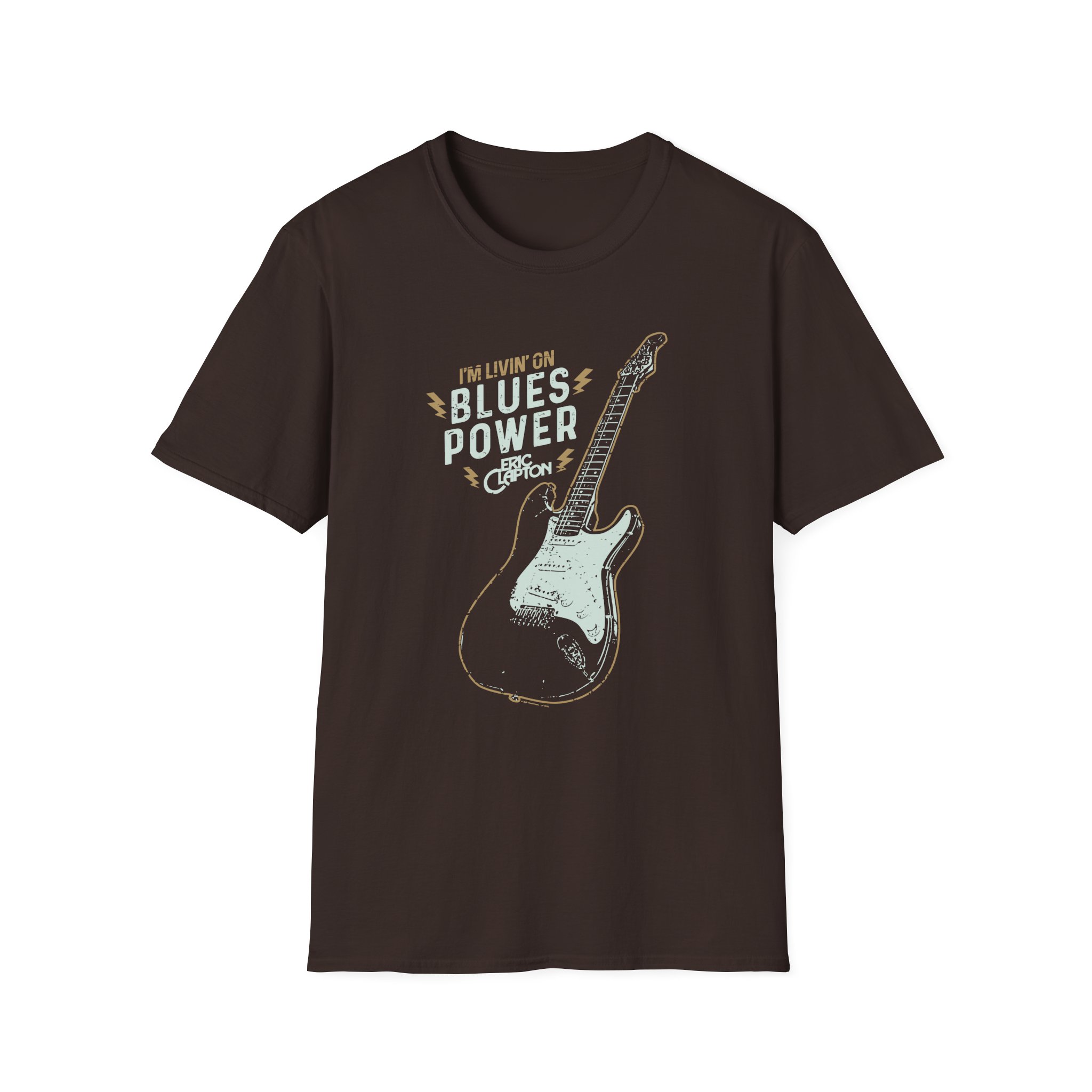 Eric Clapton Livin on Blues Power Unisex Softstyle T-Shirt