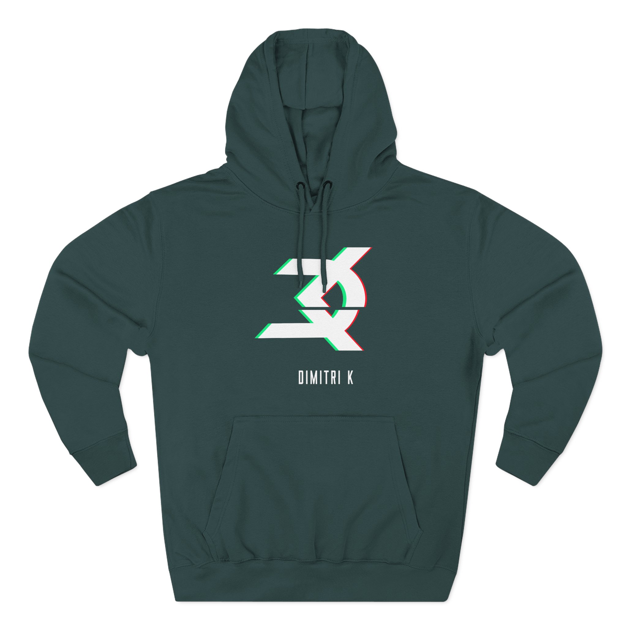 Dimitri K Three-Panel Fleece Hoodie
