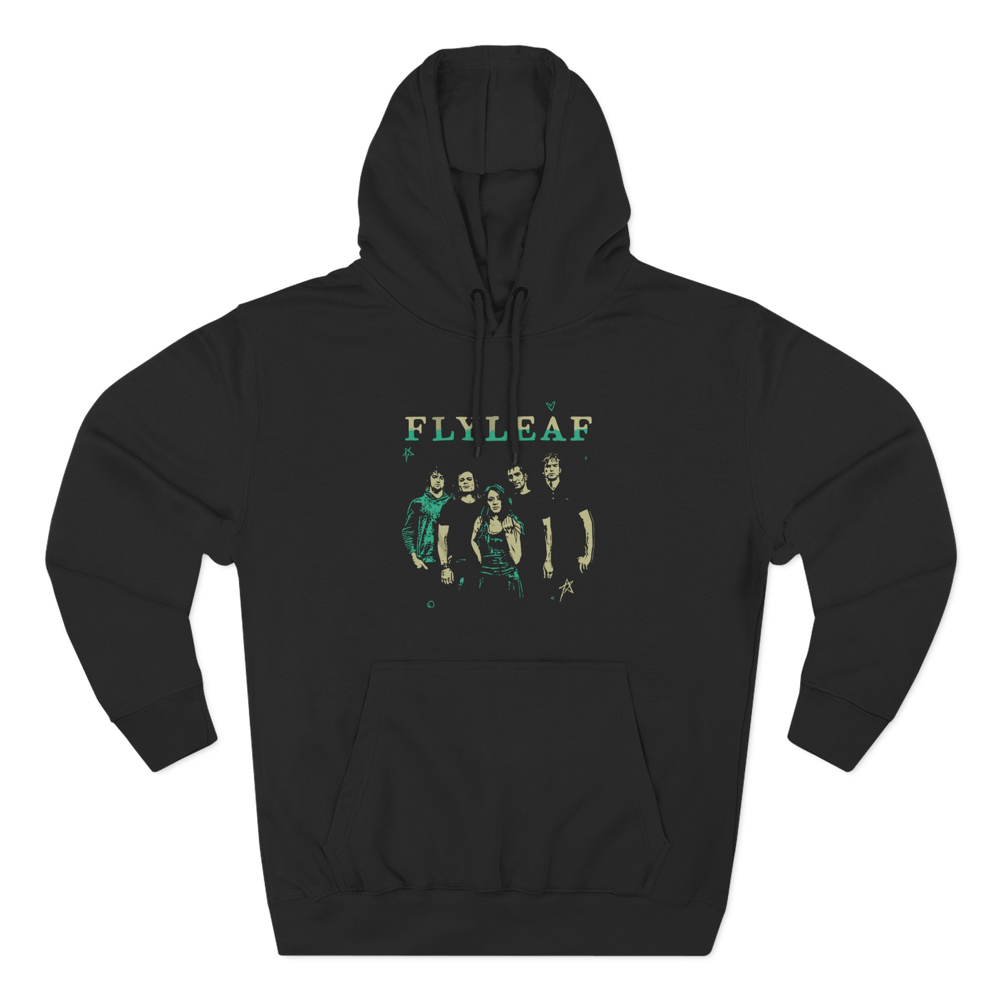 Flyleaf Group Photo Three-Panel Fleece Hoodie