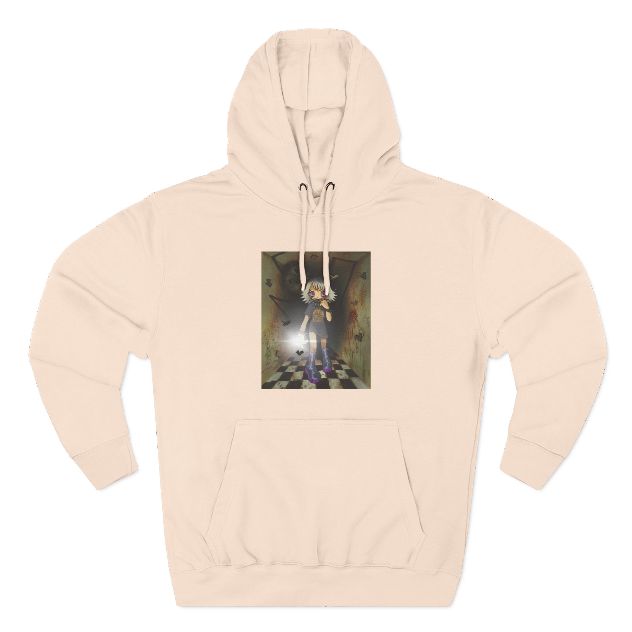 Izzzyzzz Three-Panel Fleece Hoodie