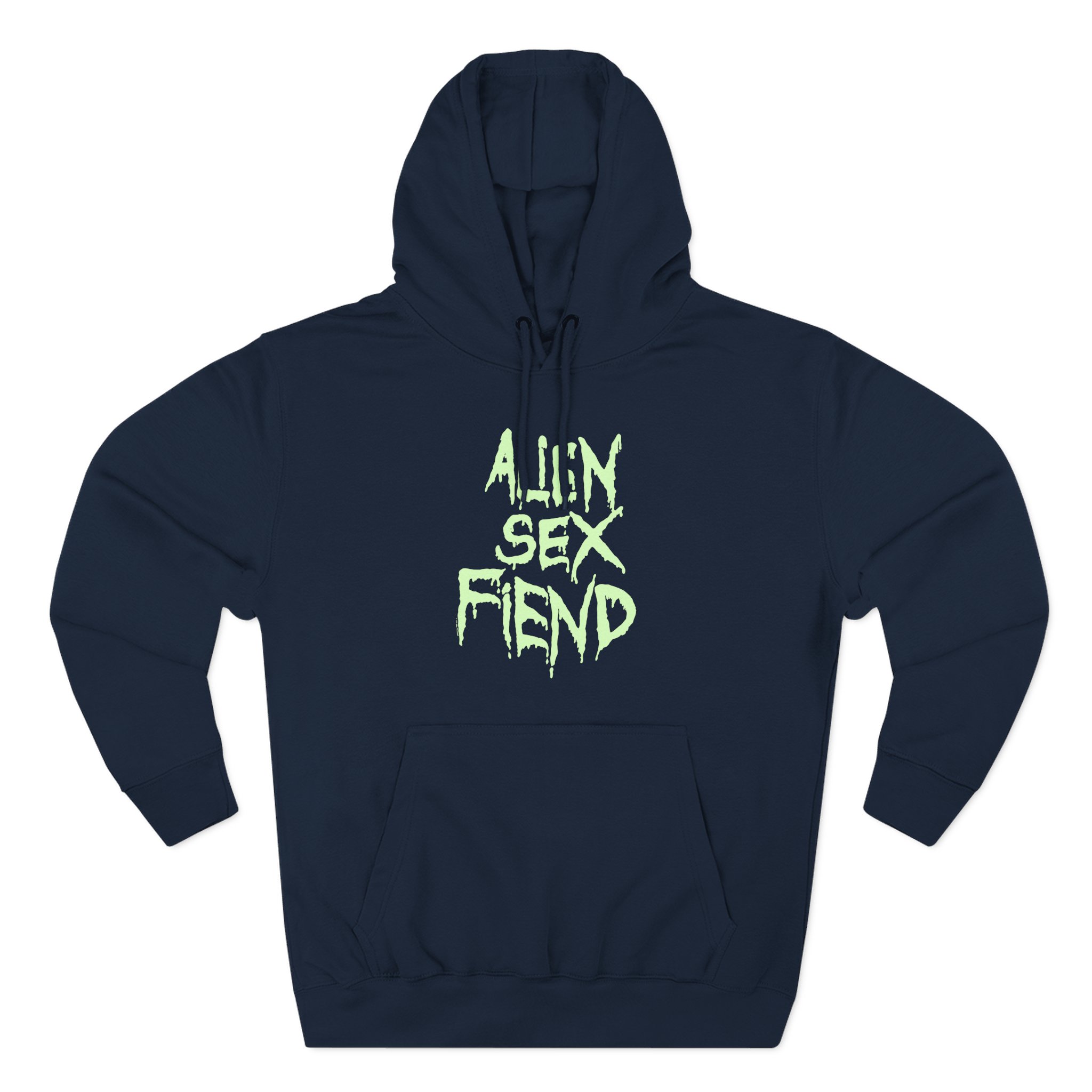 Alien Sex Fiend Glow in the Dark Three-Panel Fleece Hoodie