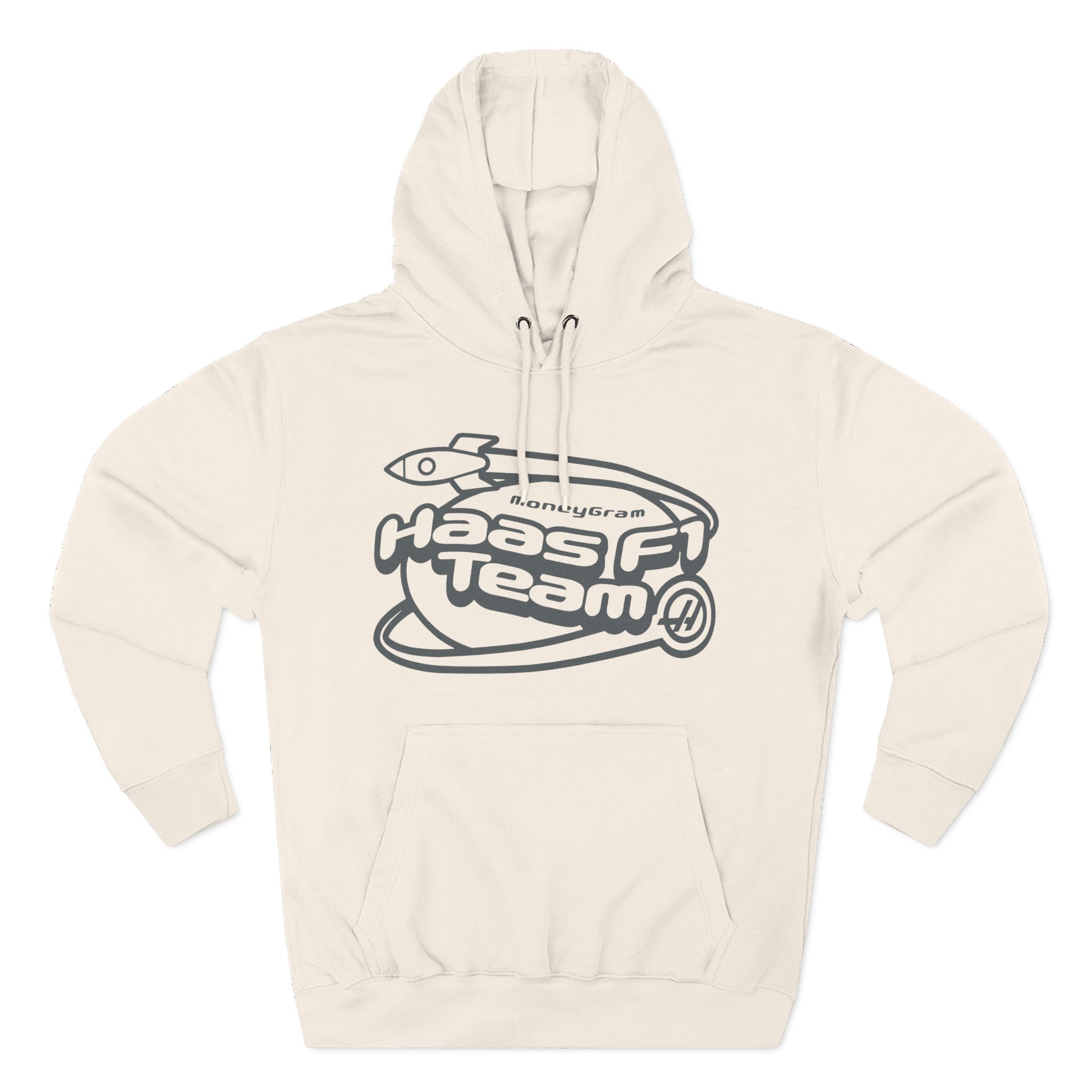 Haas F1 Team Rocketship Three-Panel Fleece Hoodie