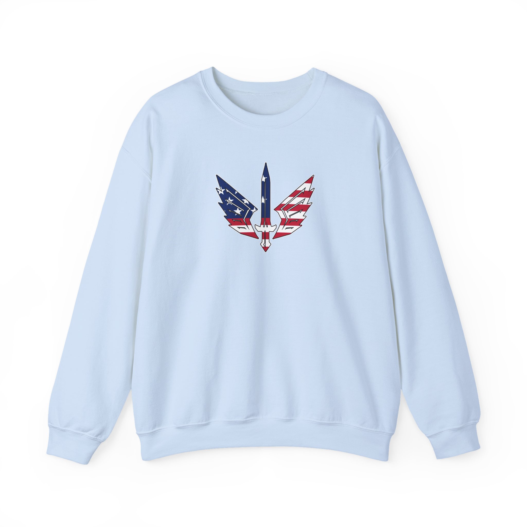 St. Louis Battlehawks 108 Stitches Patriotic Unisex Heavy Blendâ„¢ Crewneck Sweatshirt