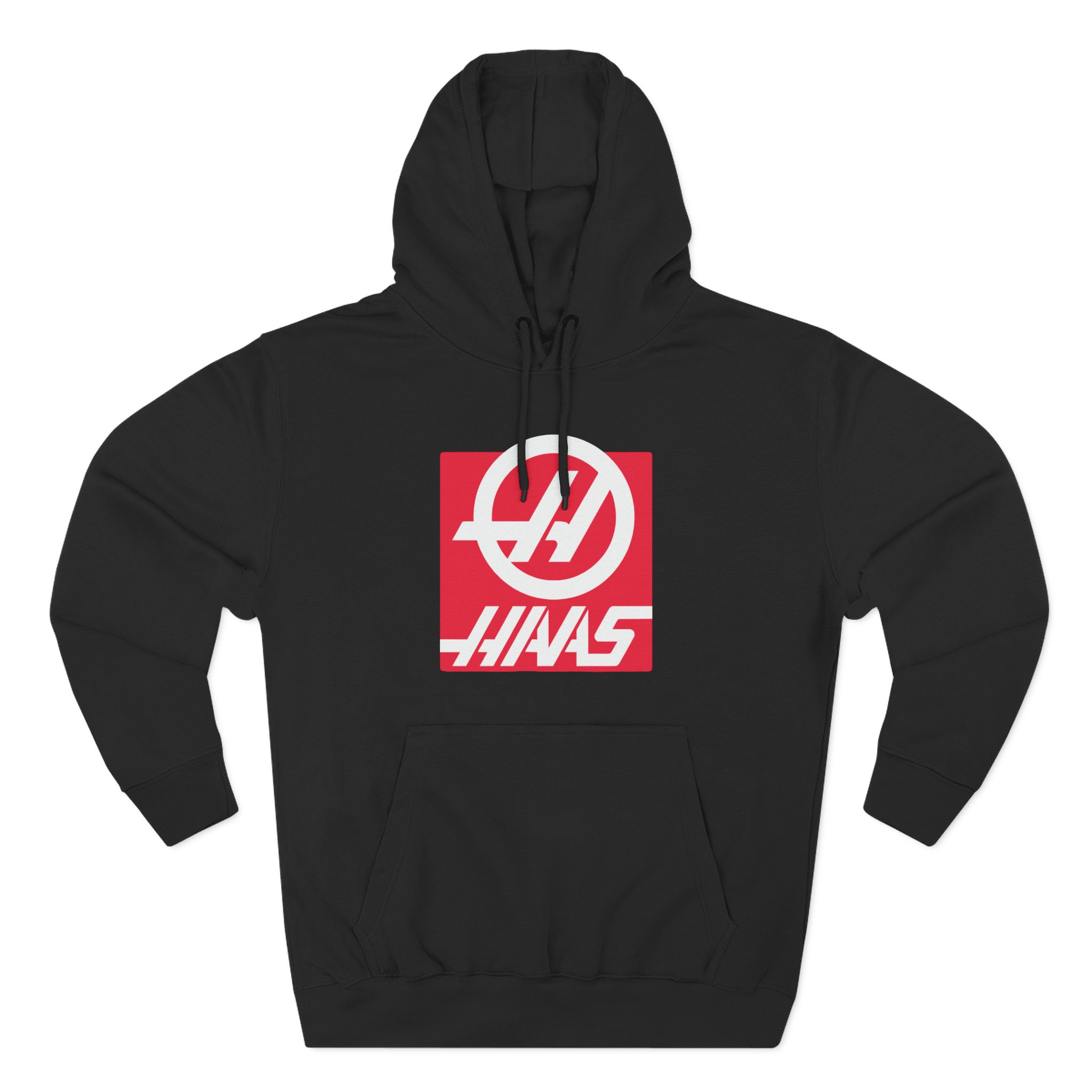 Haas F1 Three-Panel Fleece Hoodie