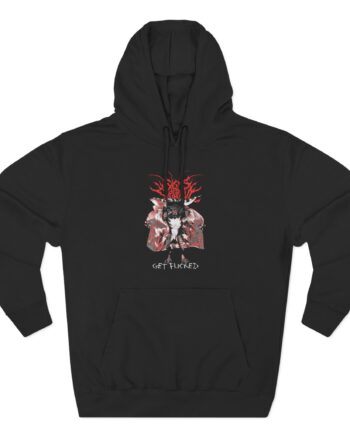 Signs of the Swarm Gremlins Three-Panel Fleece Hoodie
