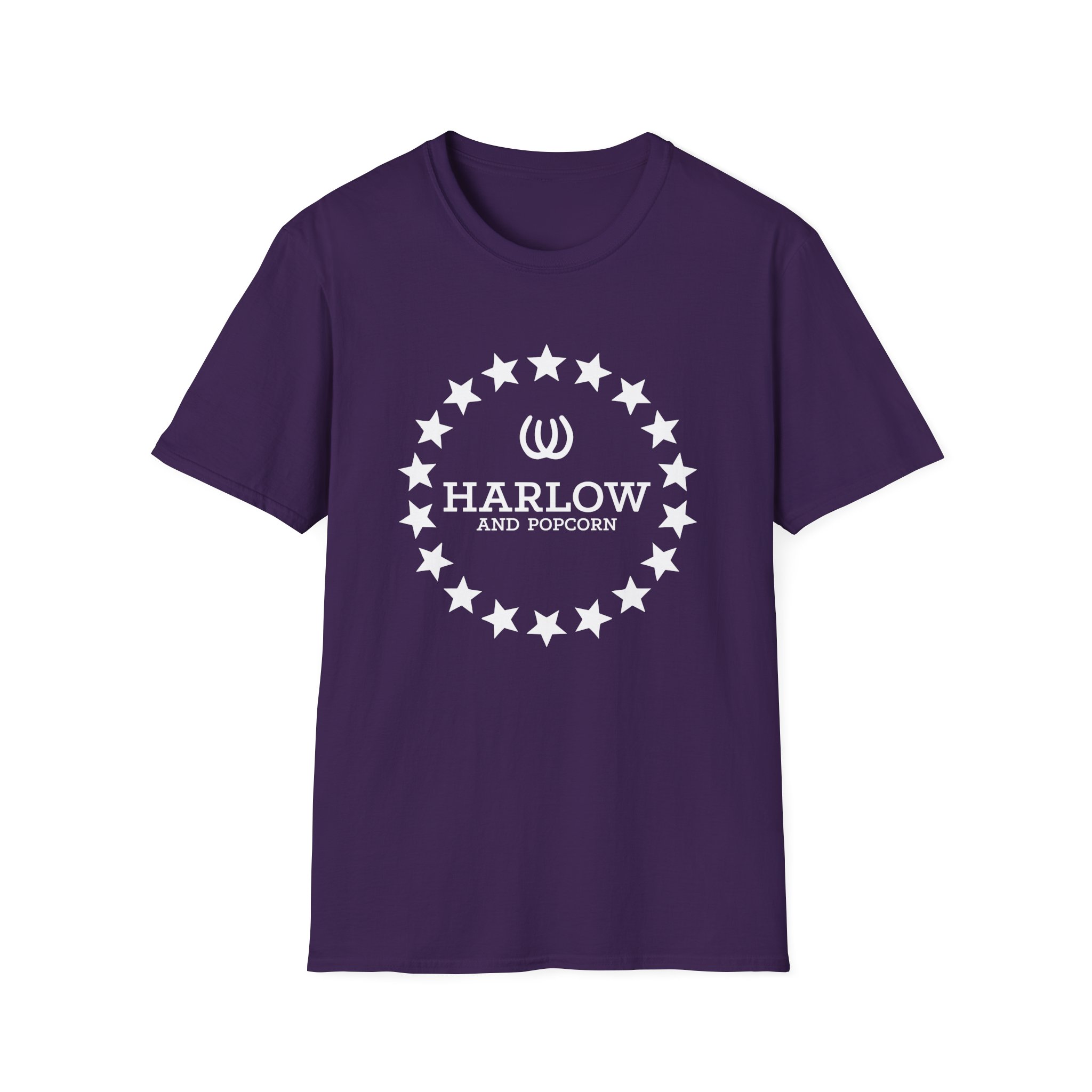 Harlow and Popcorn Unisex Softstyle T-Shirt