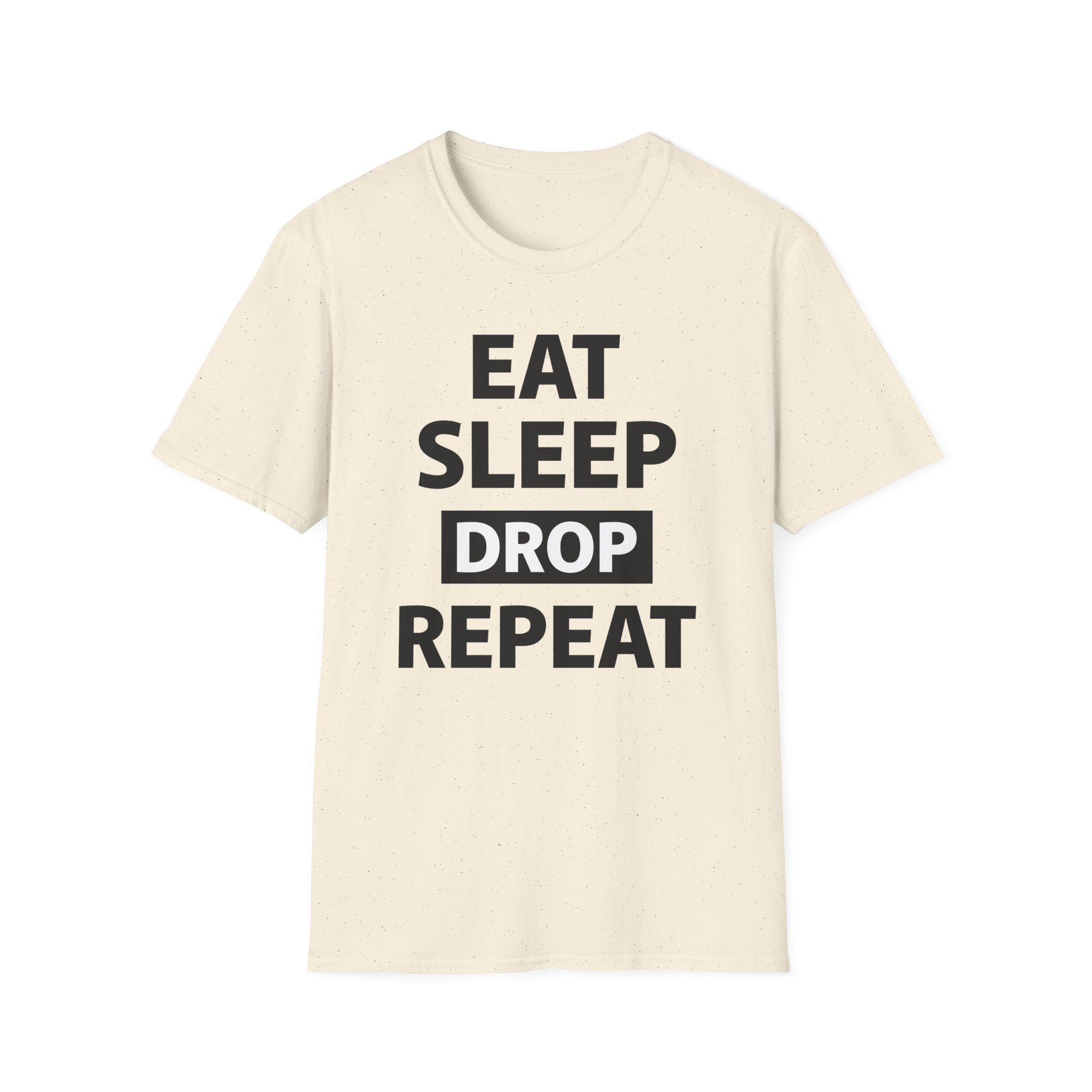 Morgz Eat Sleep Drop Repeat Unisex Softstyle T-Shirt