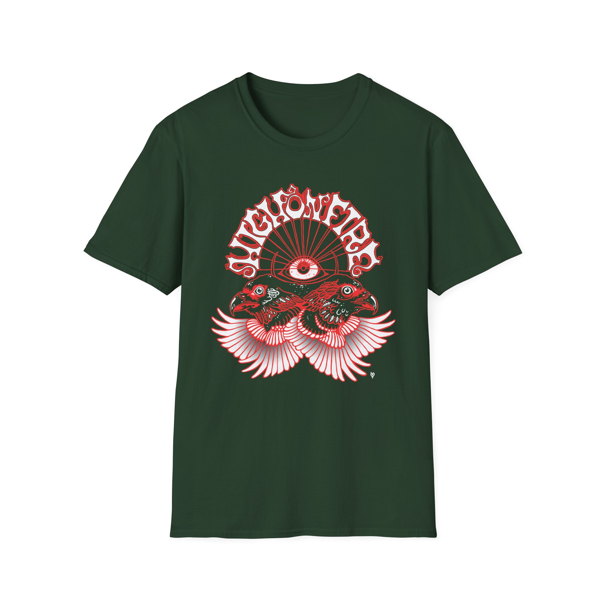 High on Fire Twin Eagles Unisex Softstyle T-Shirt
