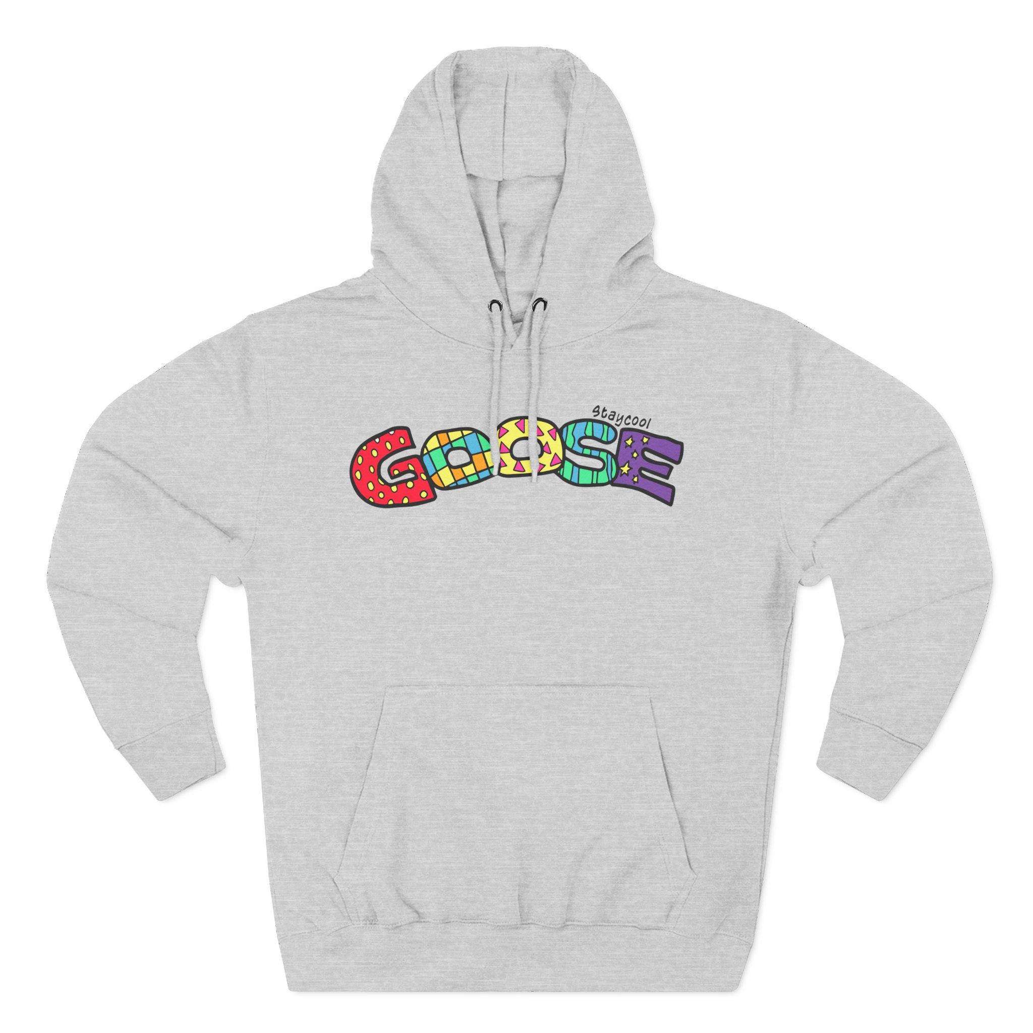 Goose x Staycool Rainbow Three-Panel Fleece Hoodie