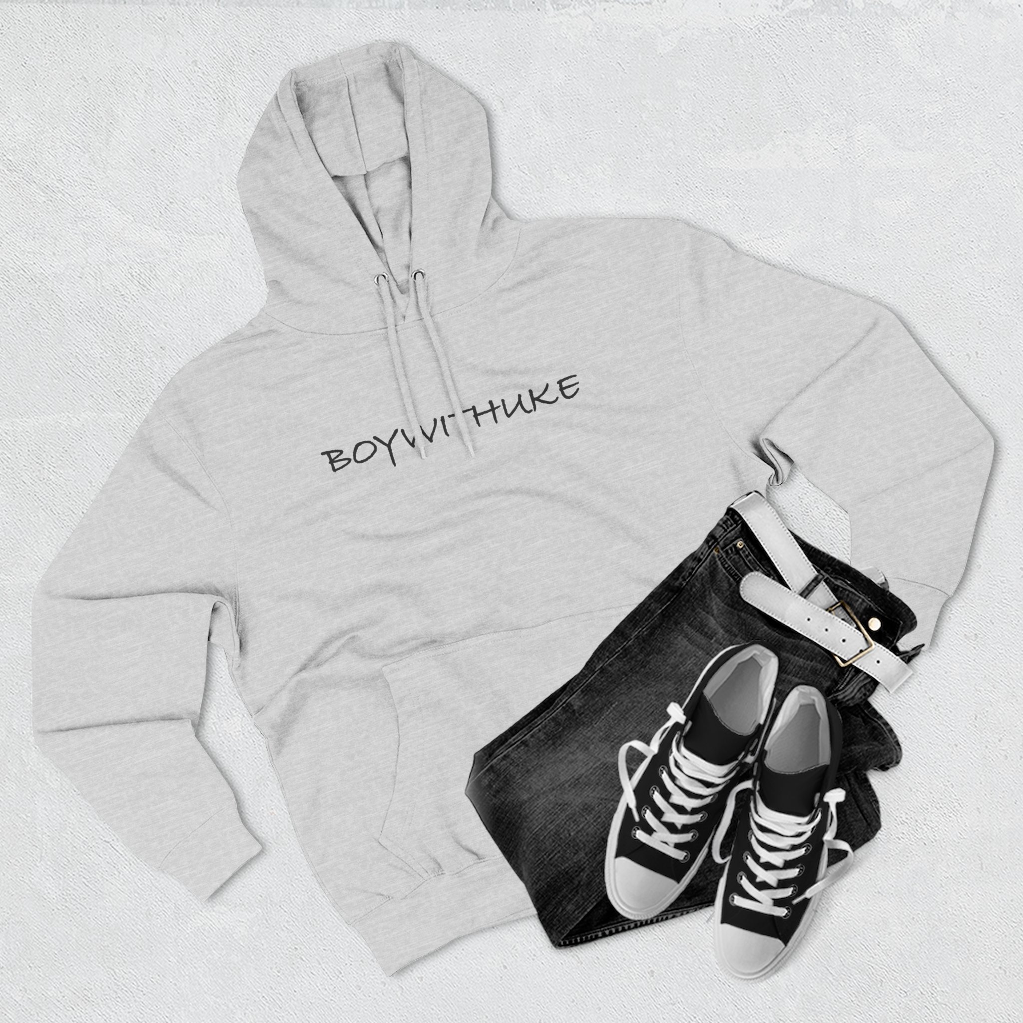 Boywithuke Three-panel Fleece Hoodie