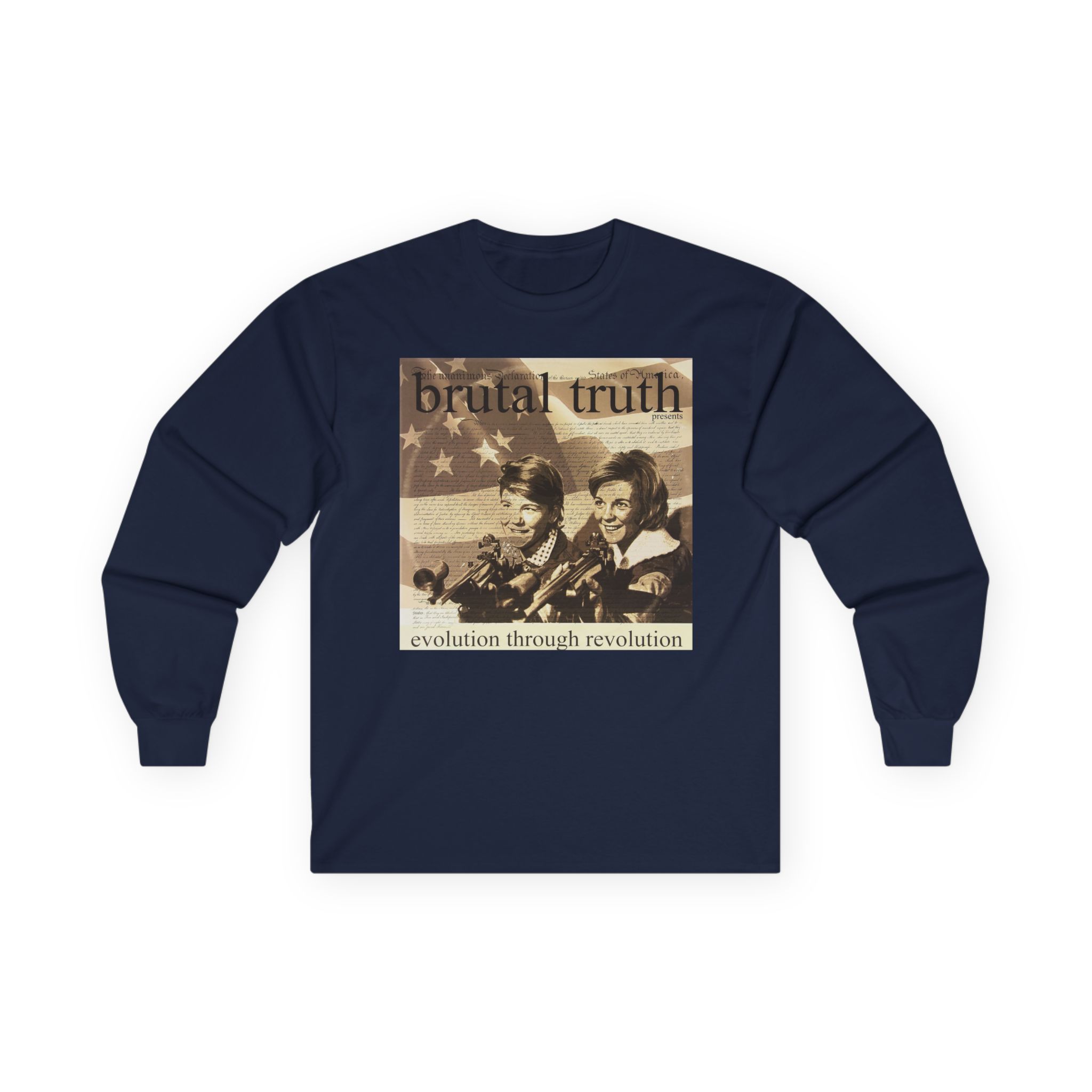 Brutal Truth Evolution Through Revolution Unisex Ultra Cotton Long Sleeve Tee