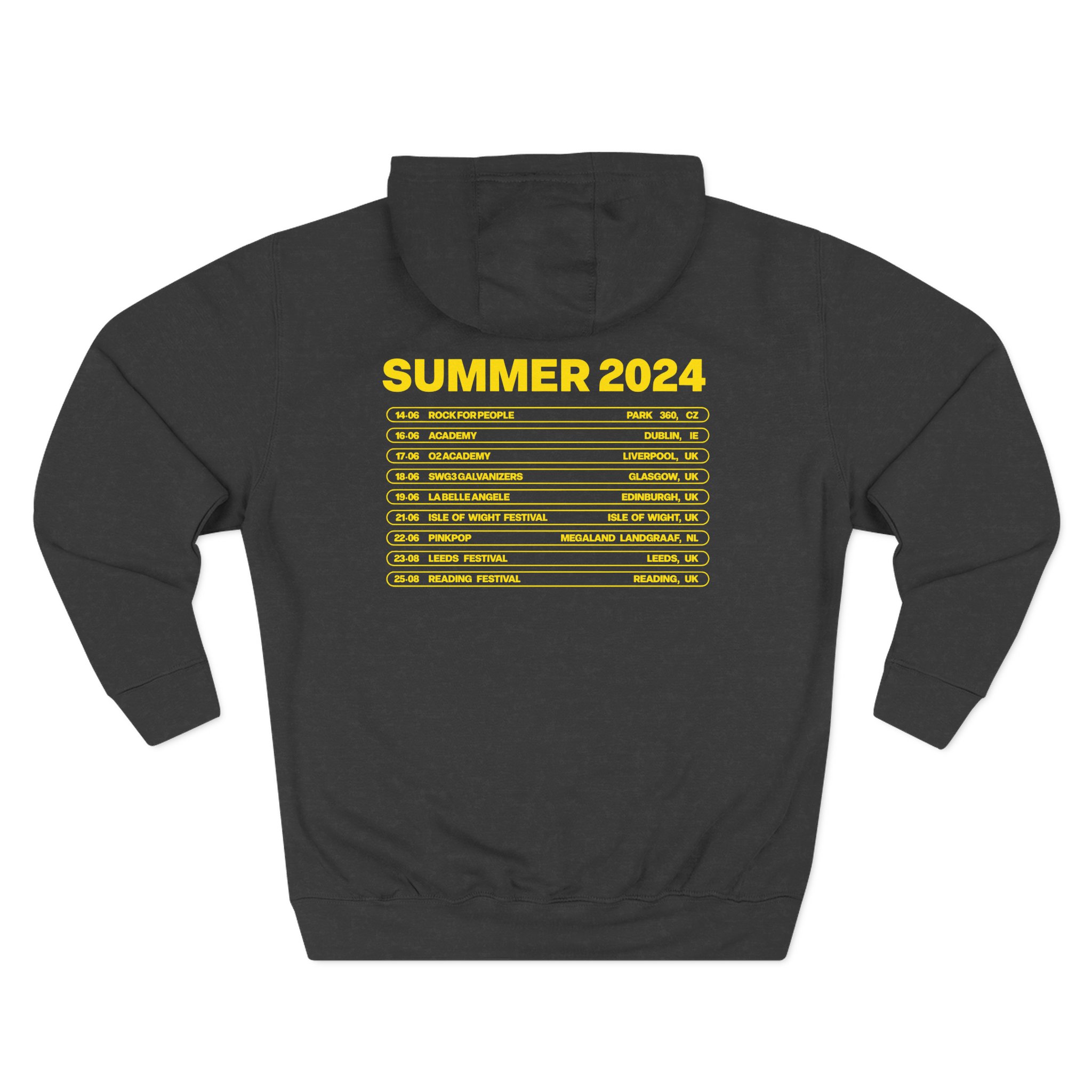 James Marriott Uk Eu 2024 Tour Three-Panel Fleece Hoodie