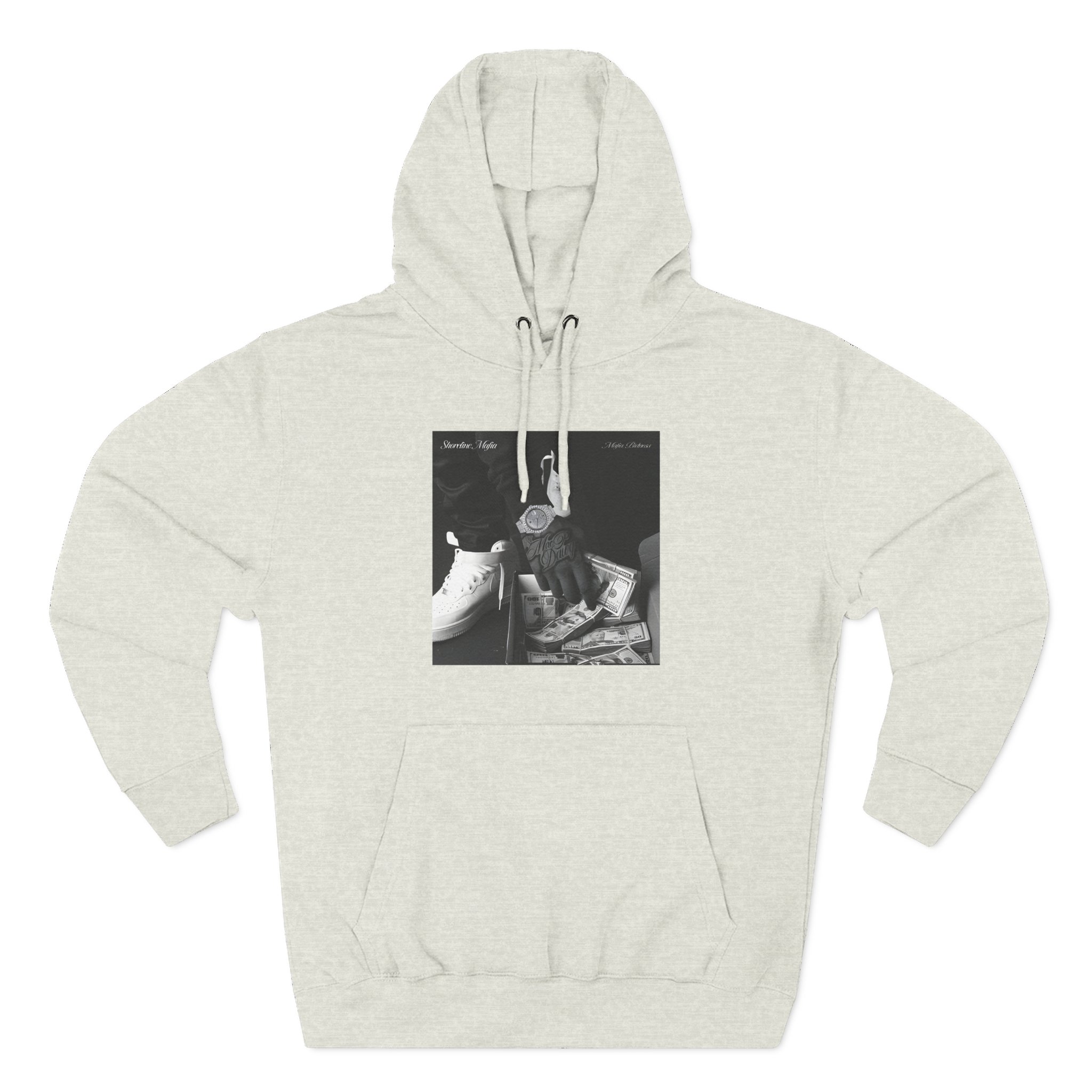 Shoreline Mafia Album Cover Three-Panel Fleece Hoodie