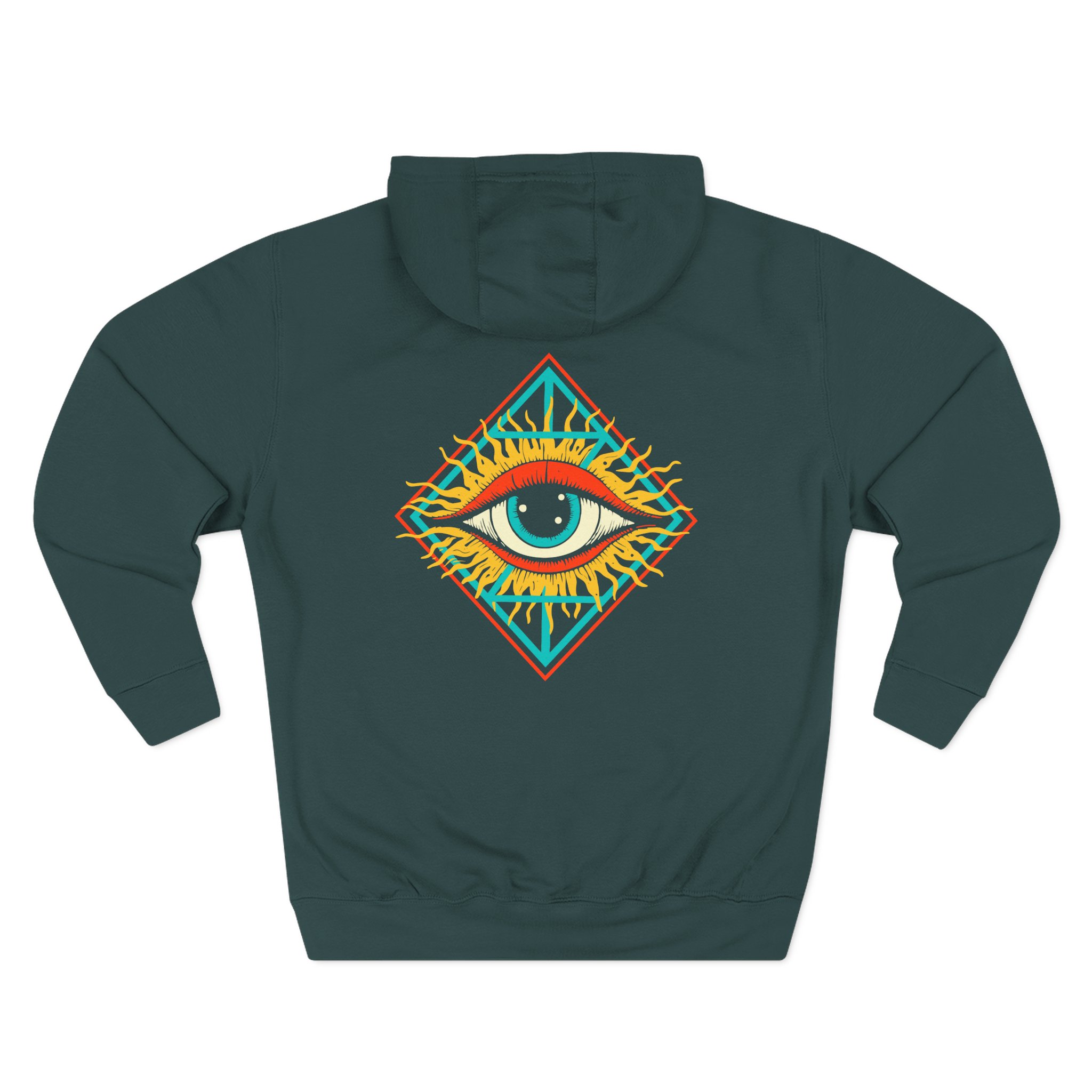 Zingara Diamond Eye Three-Panel Fleece Hoodie