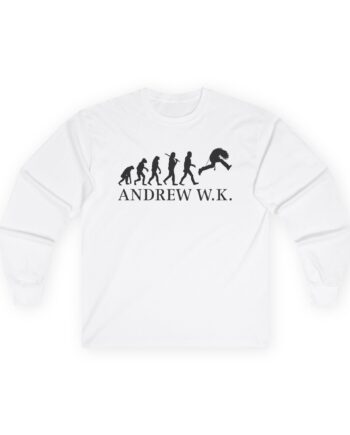 Andrew Wk Evolution of Partying Unisex Ultra Cotton Long Sleeve Tee