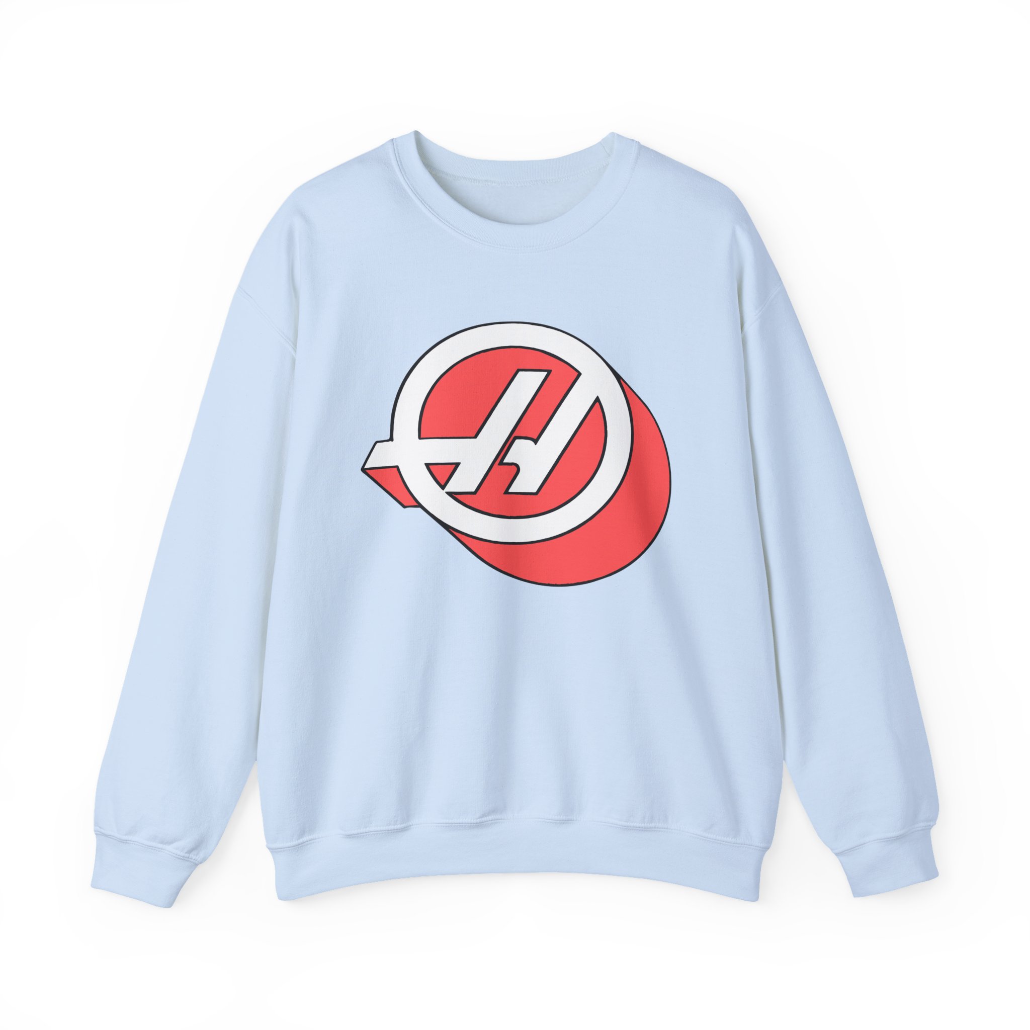 Haas F1 3d Roundel Unisex Heavy Blendâ„¢ Crewneck Sweatshirt