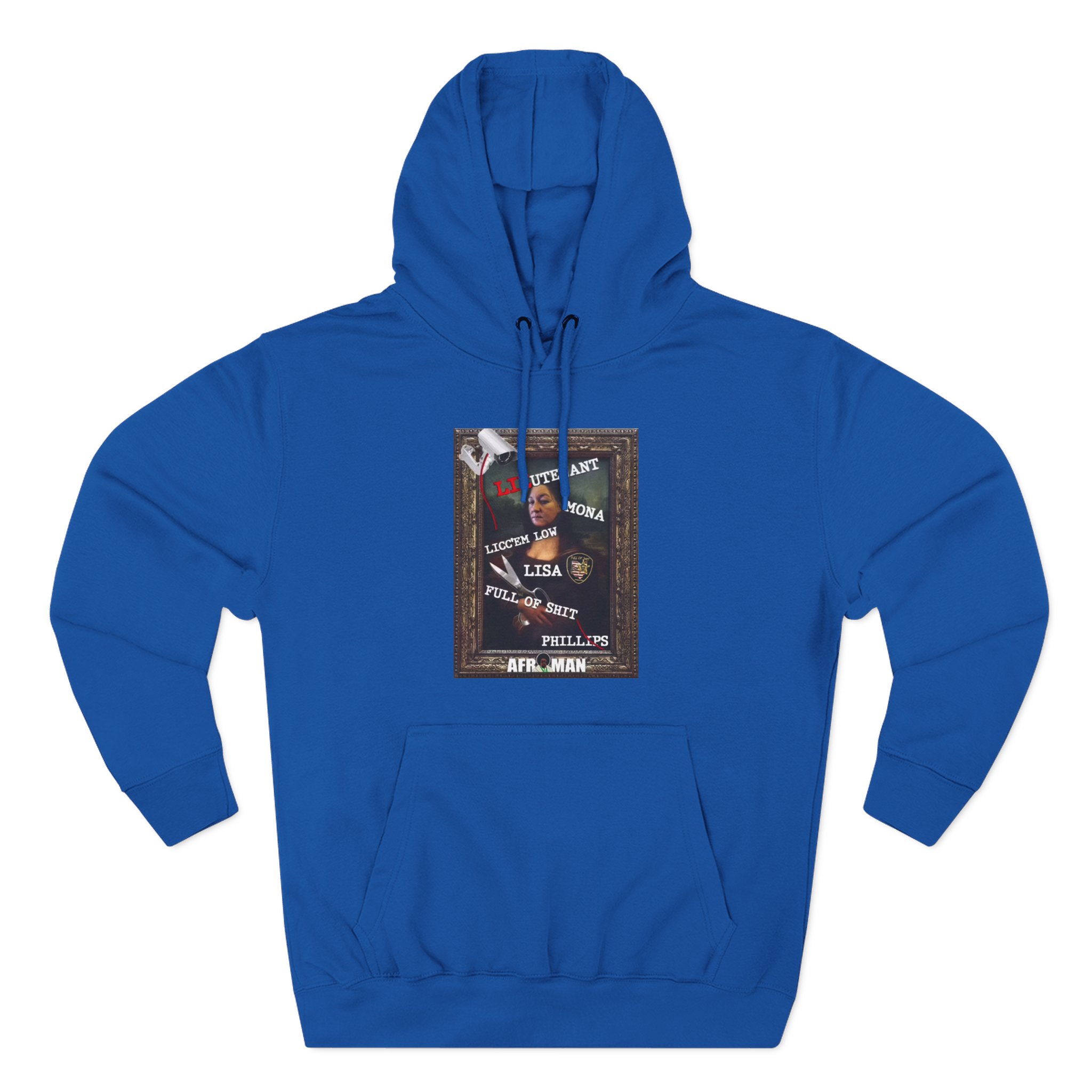 Afroman Lt Licc’em Low Lisa Full of Shit Phillips Three-Panel Fleece Hoodie