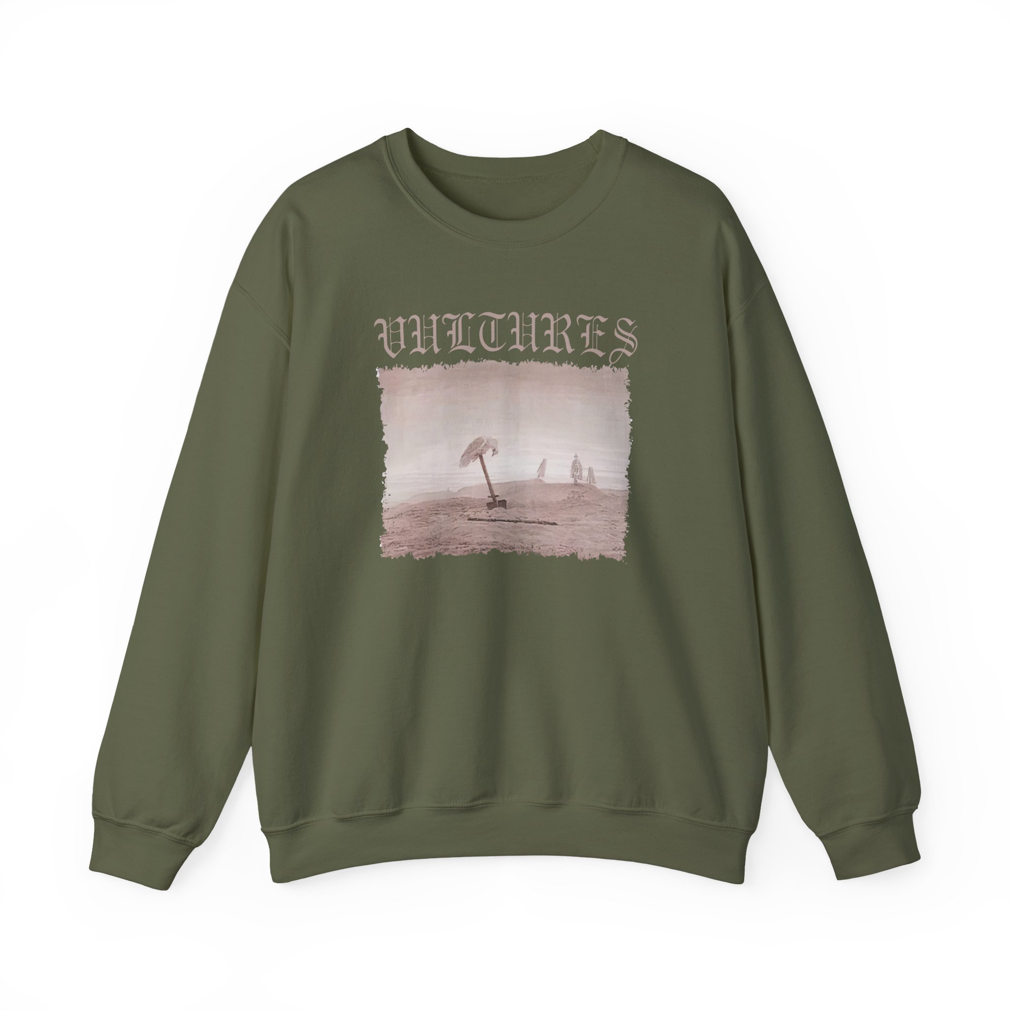 Vultures Inspired Album Unisex Heavy Blendâ„¢ Crewneck Sweatshirt
