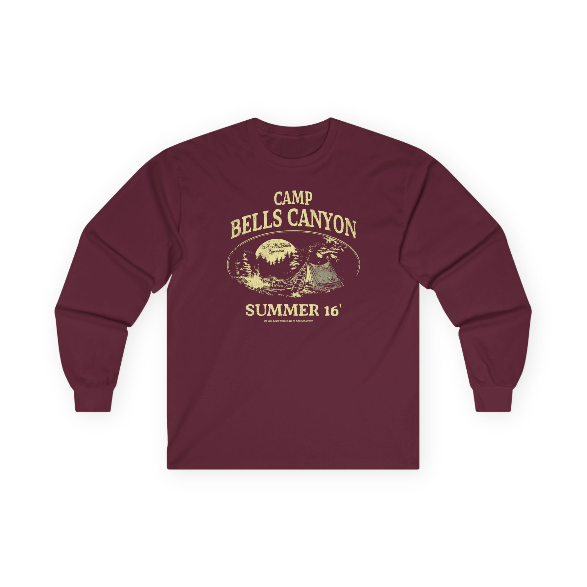 Mrballen Bells Canyon Distressed Unisex Ultra Cotton Long Sleeve Tee