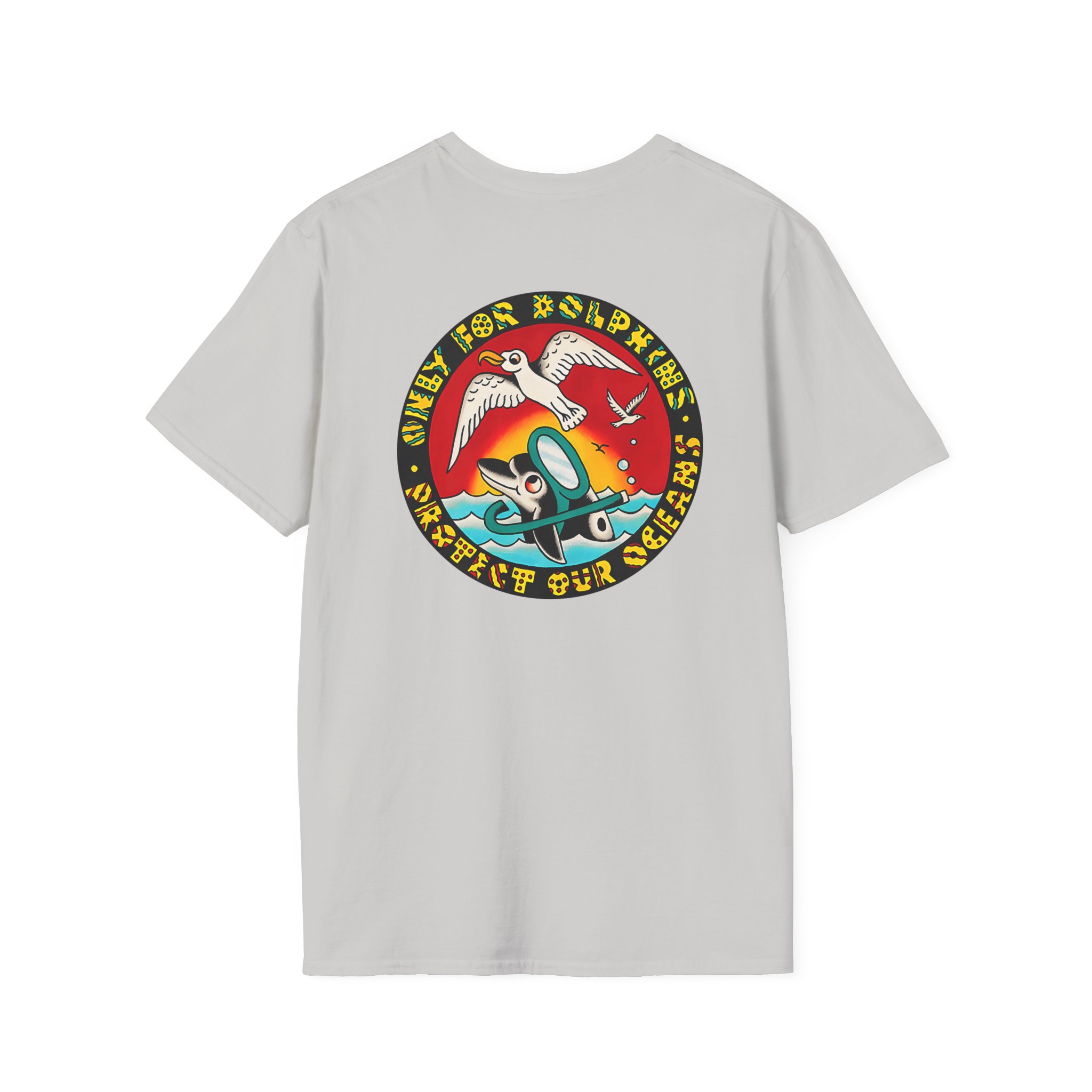 Action Bronson Only for Dolphins Unisex Softstyle T-Shirt