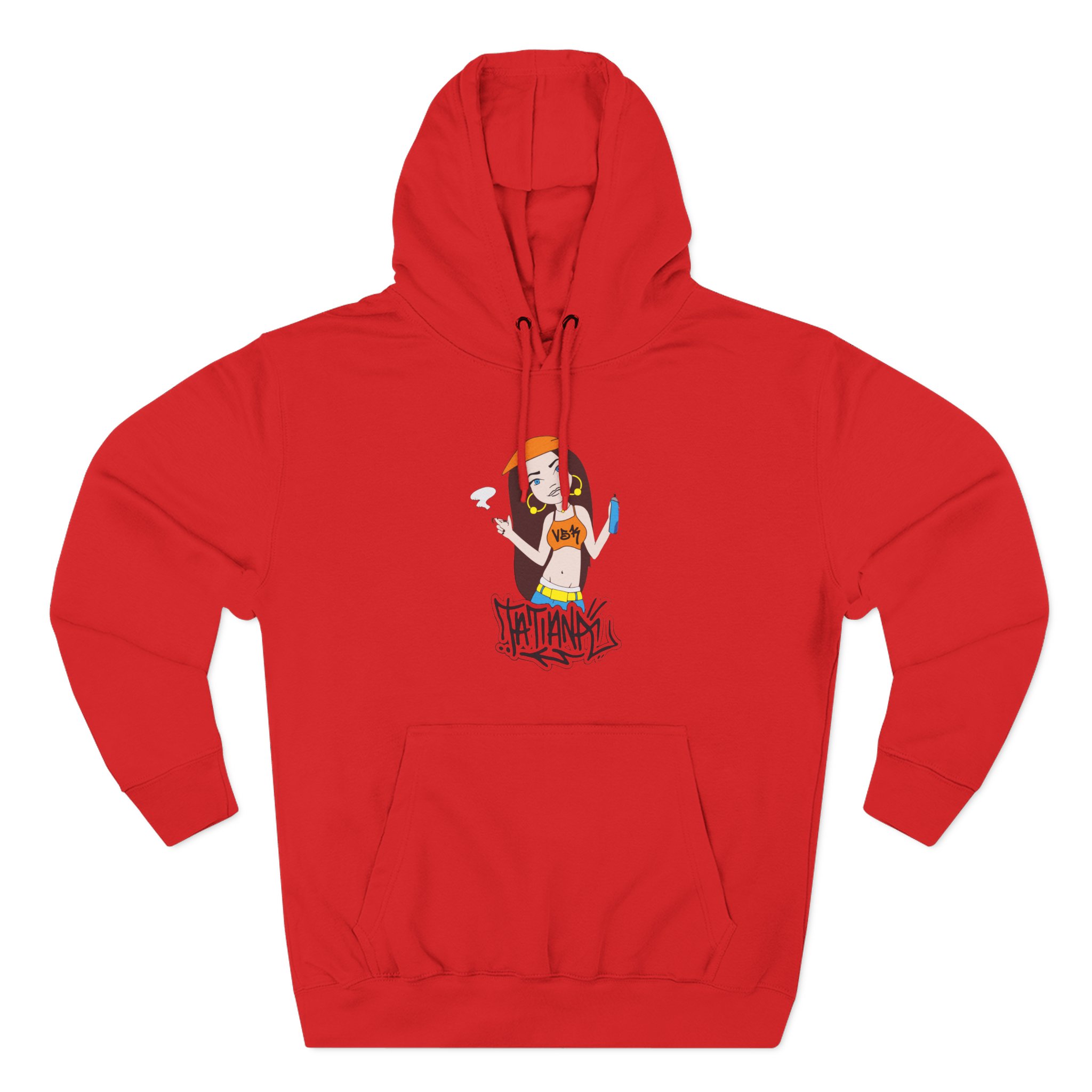 Kiz Tatiana Three-Panel Fleece Hoodie